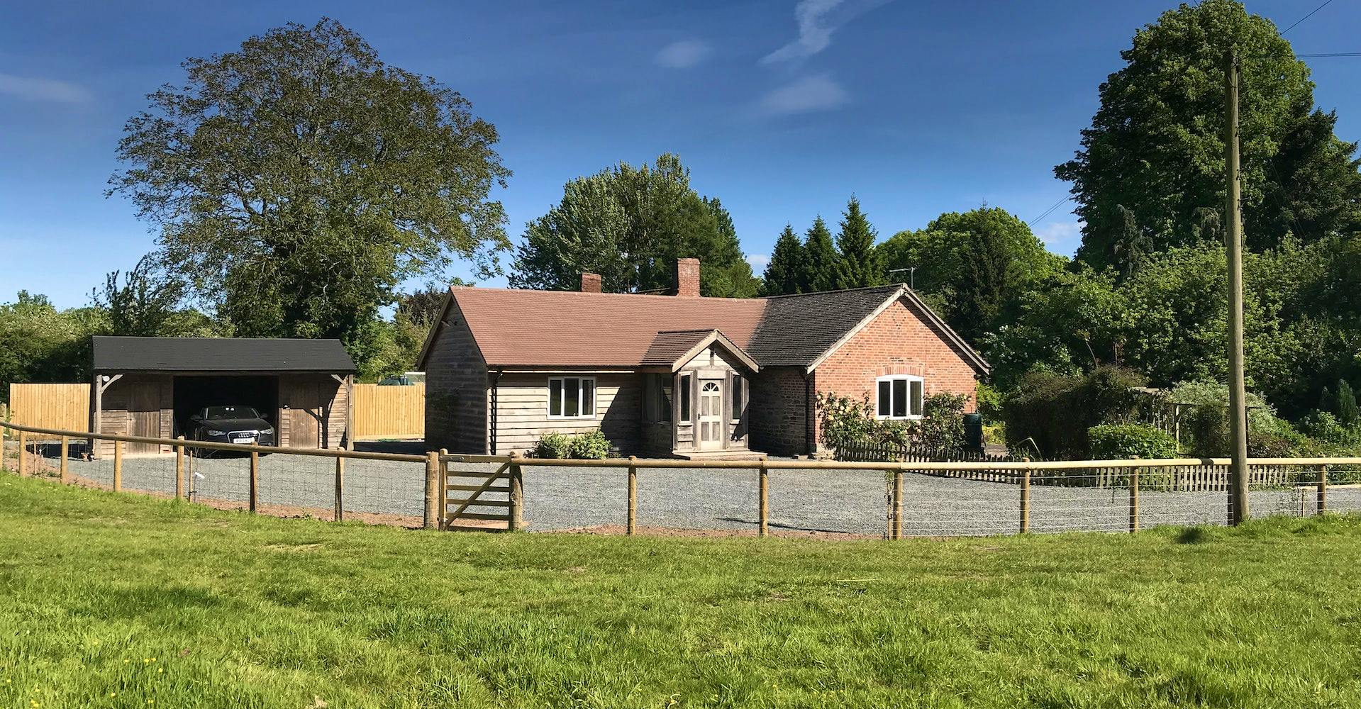 The Cider Mill and its parking area