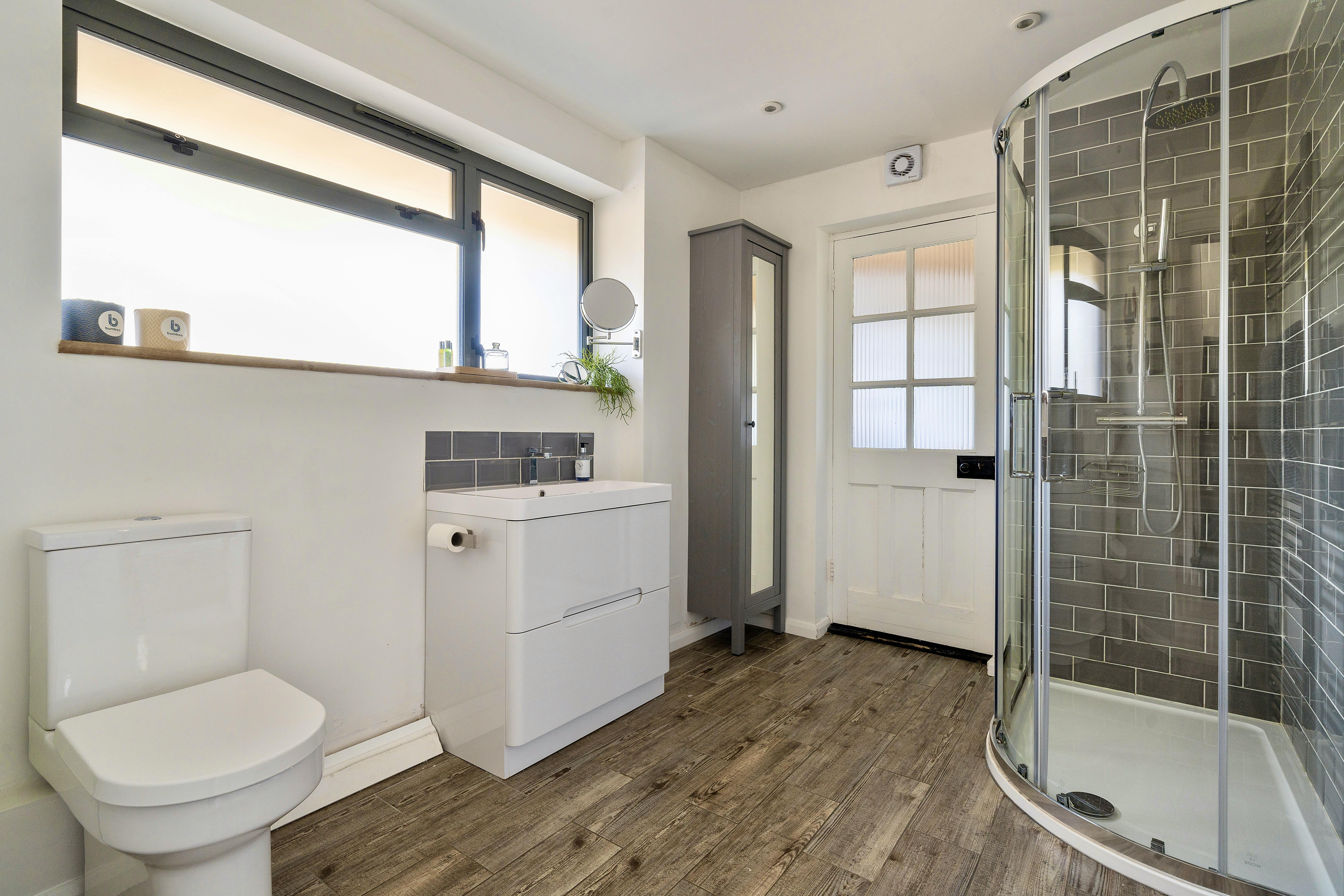 Downstairs shower room