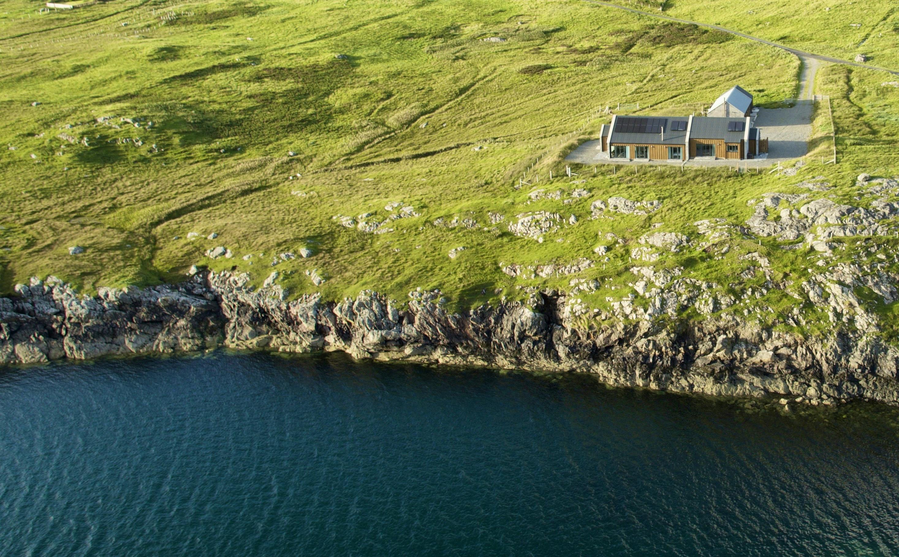 Aerial view - clifftop Port Eisgein
