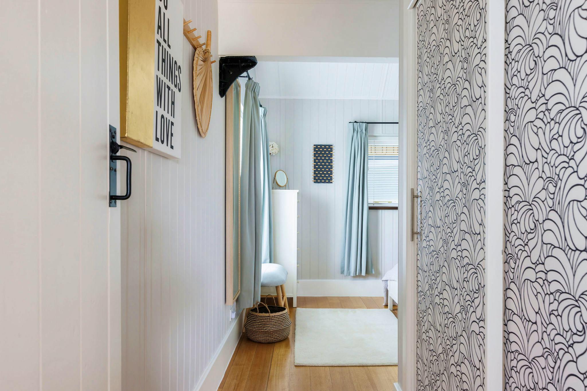 Master bedroom of main living space