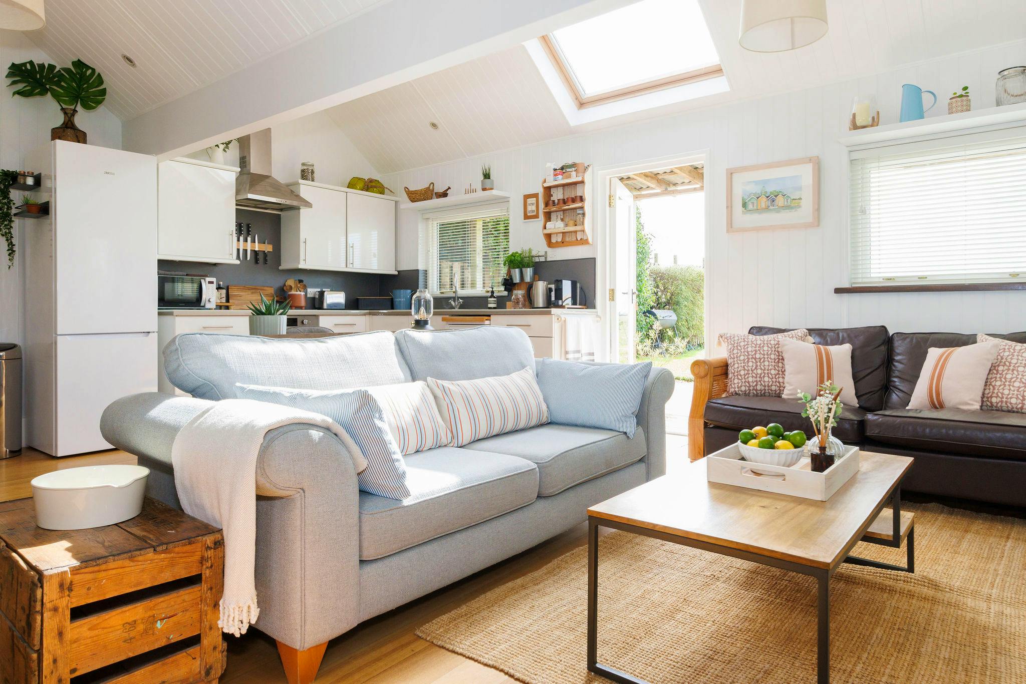 Open plan living full of light