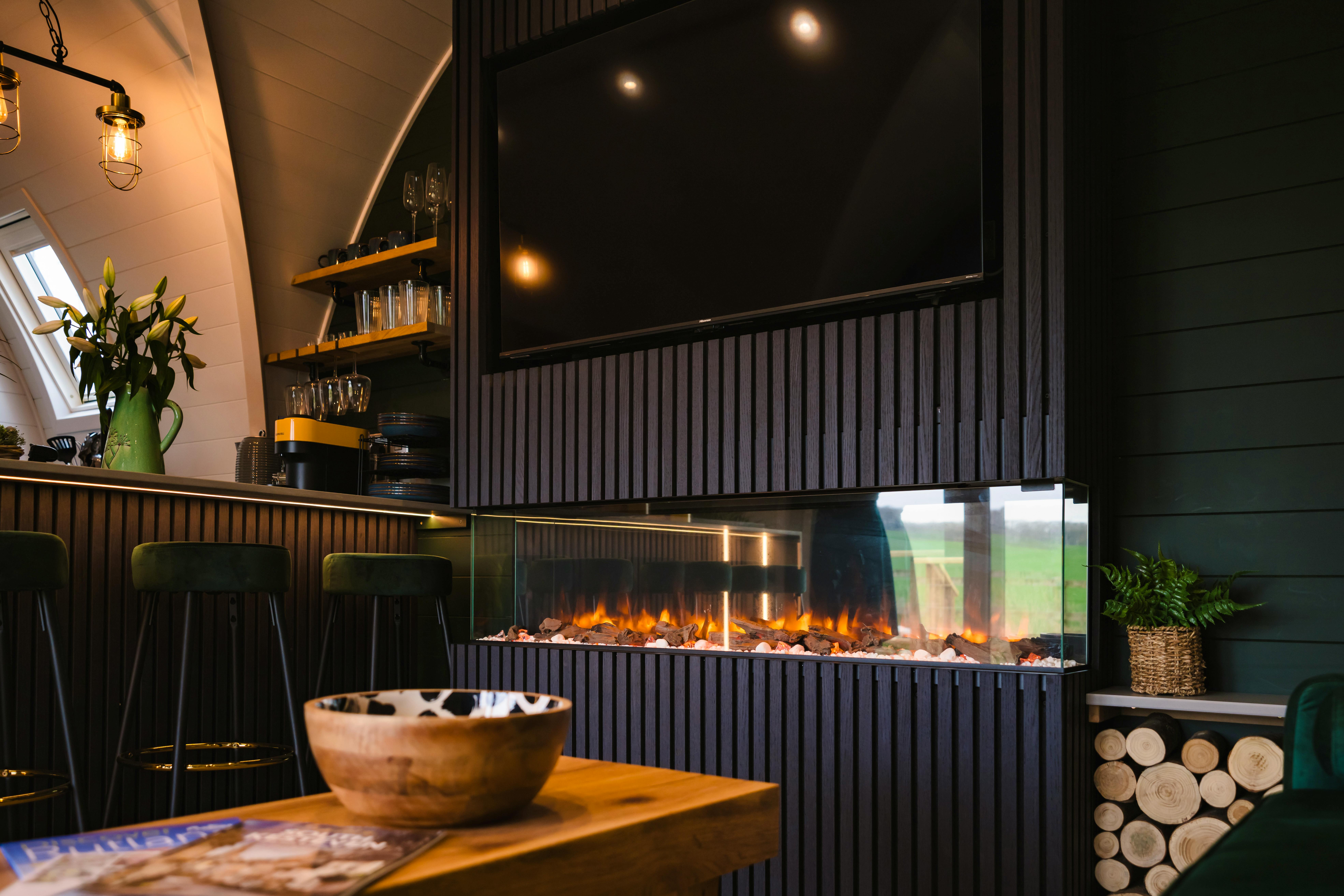 Kite Lodge Feature Fireplace