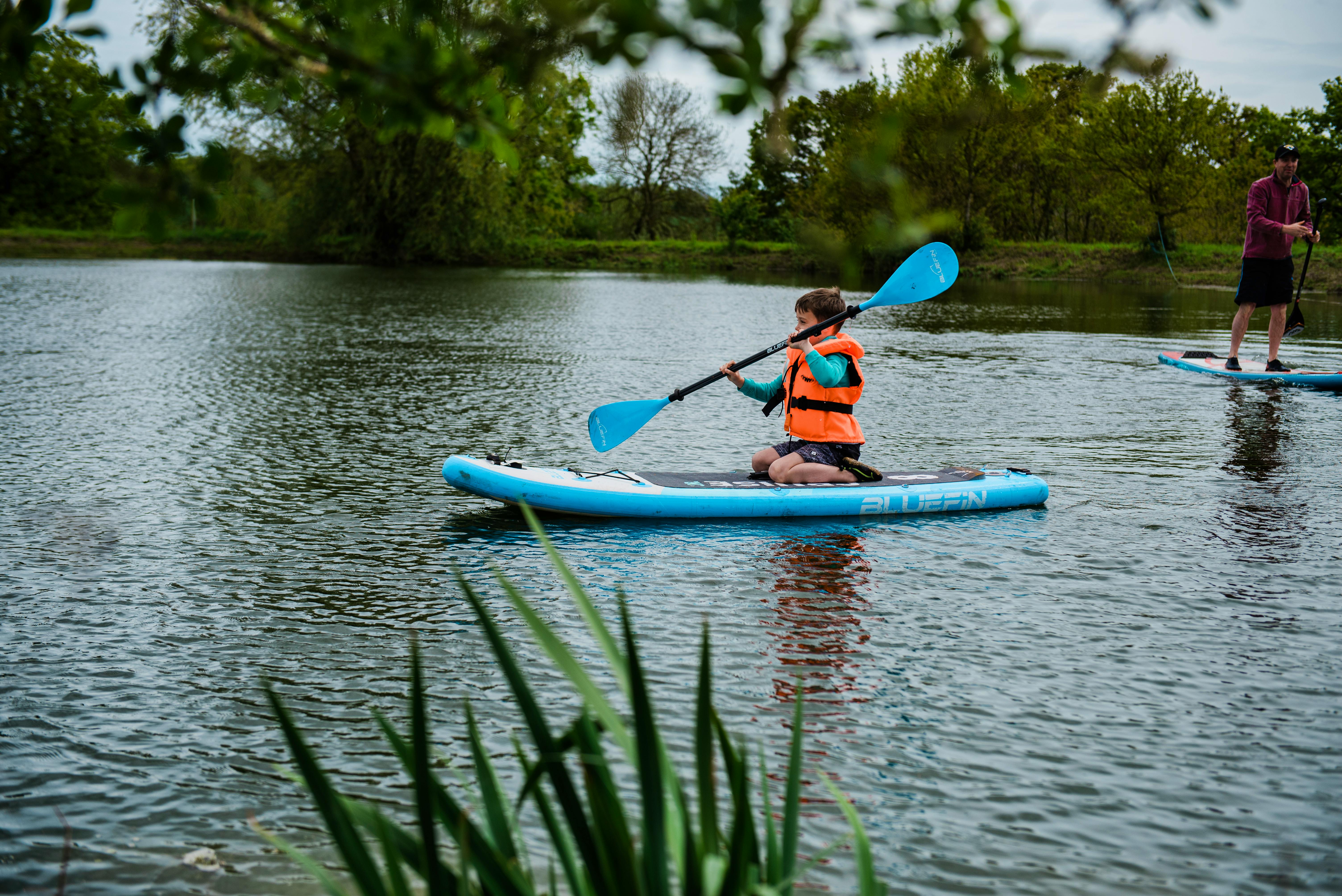 Paddleboarding on the Lake on site