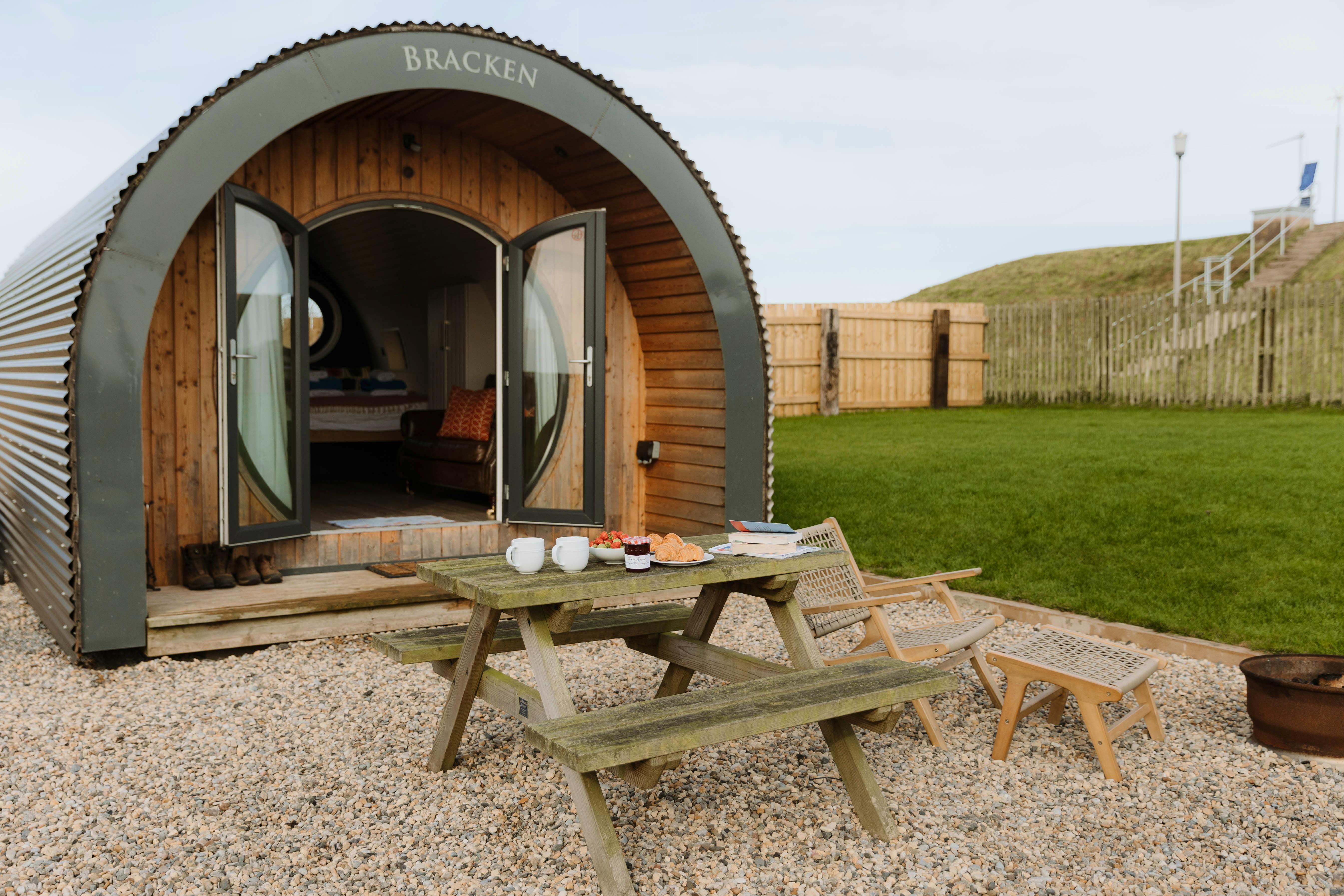 Different types of glamping stays