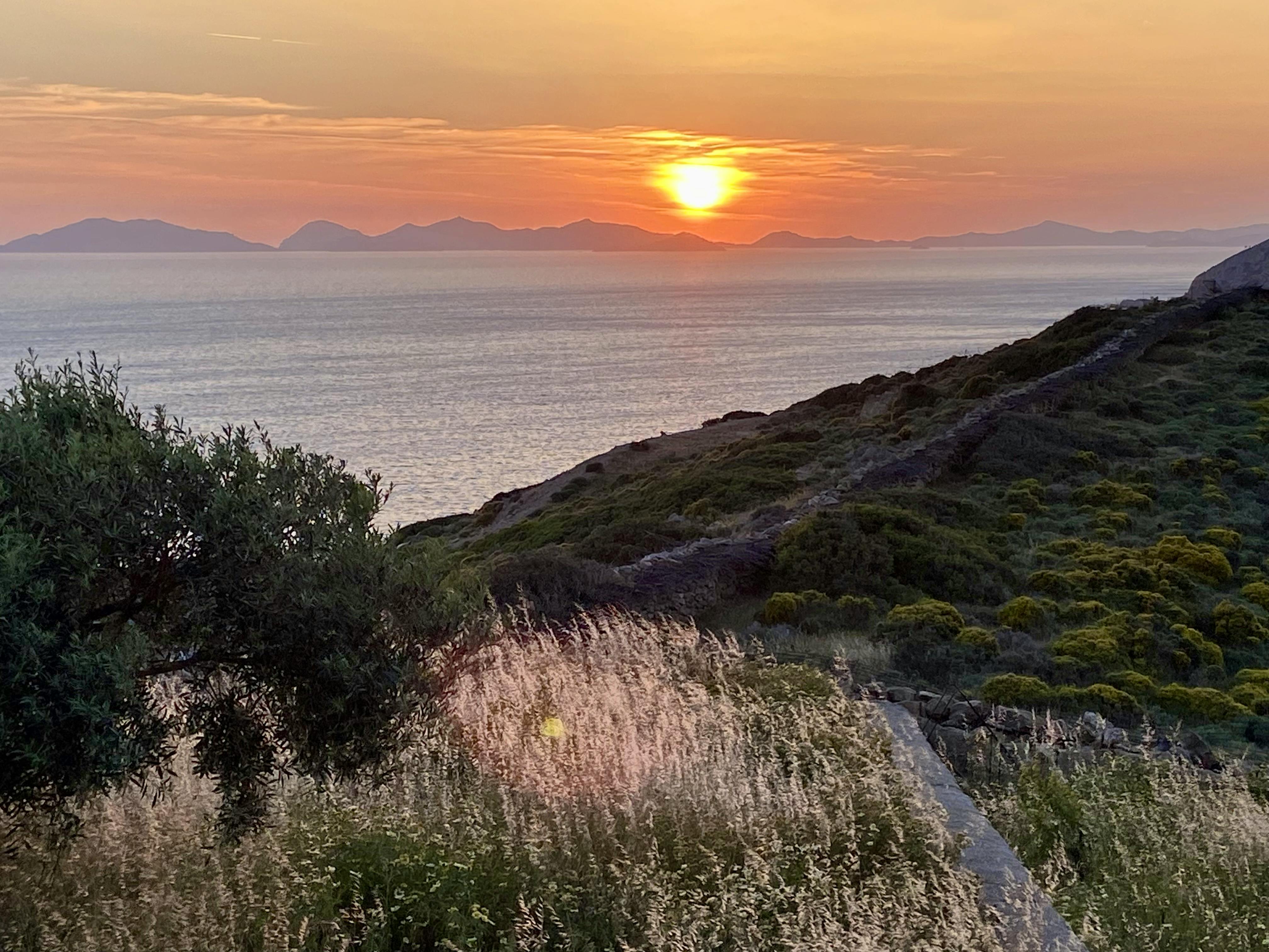 Sunset view to Patmos