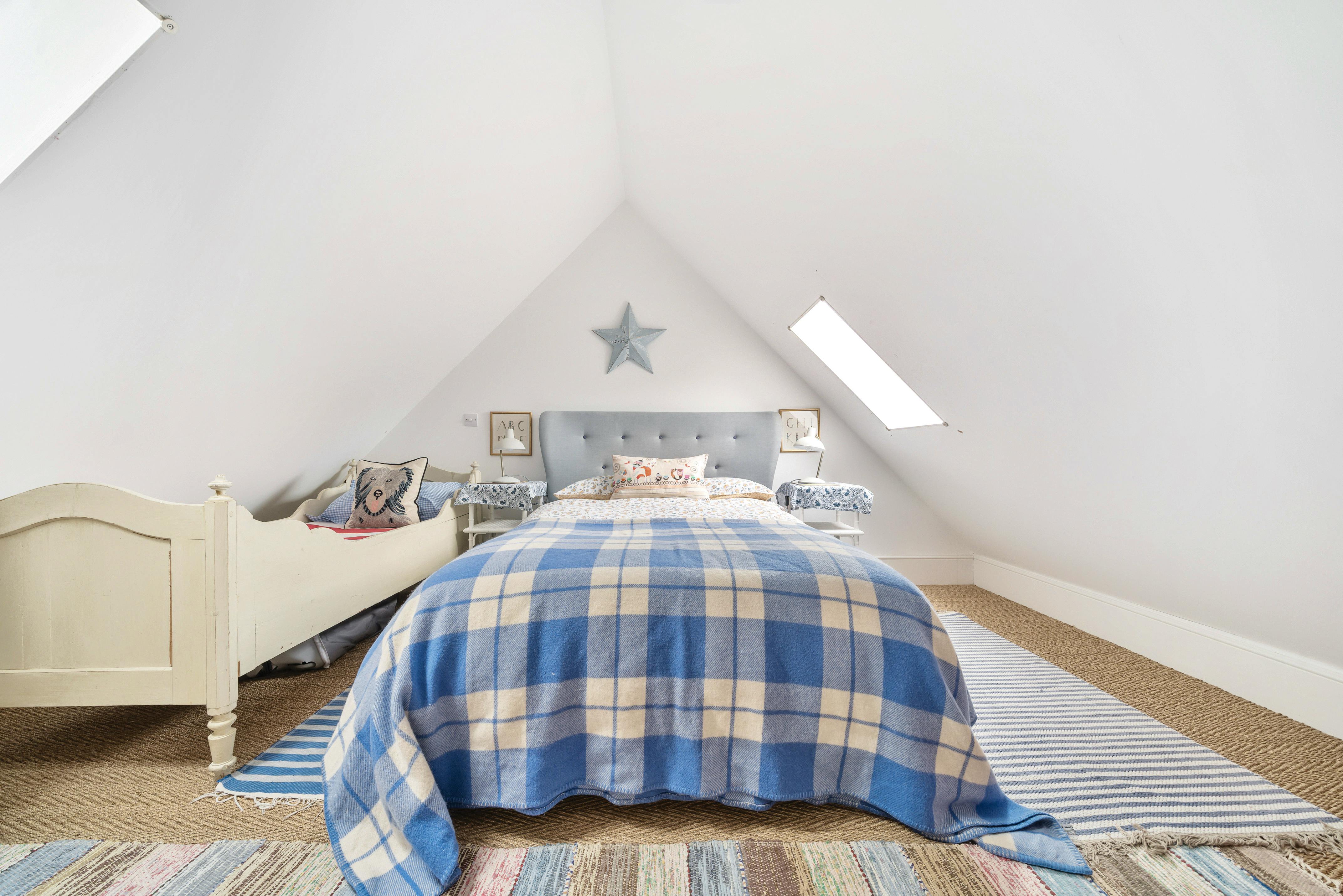 Upstairs double bedroom  with child