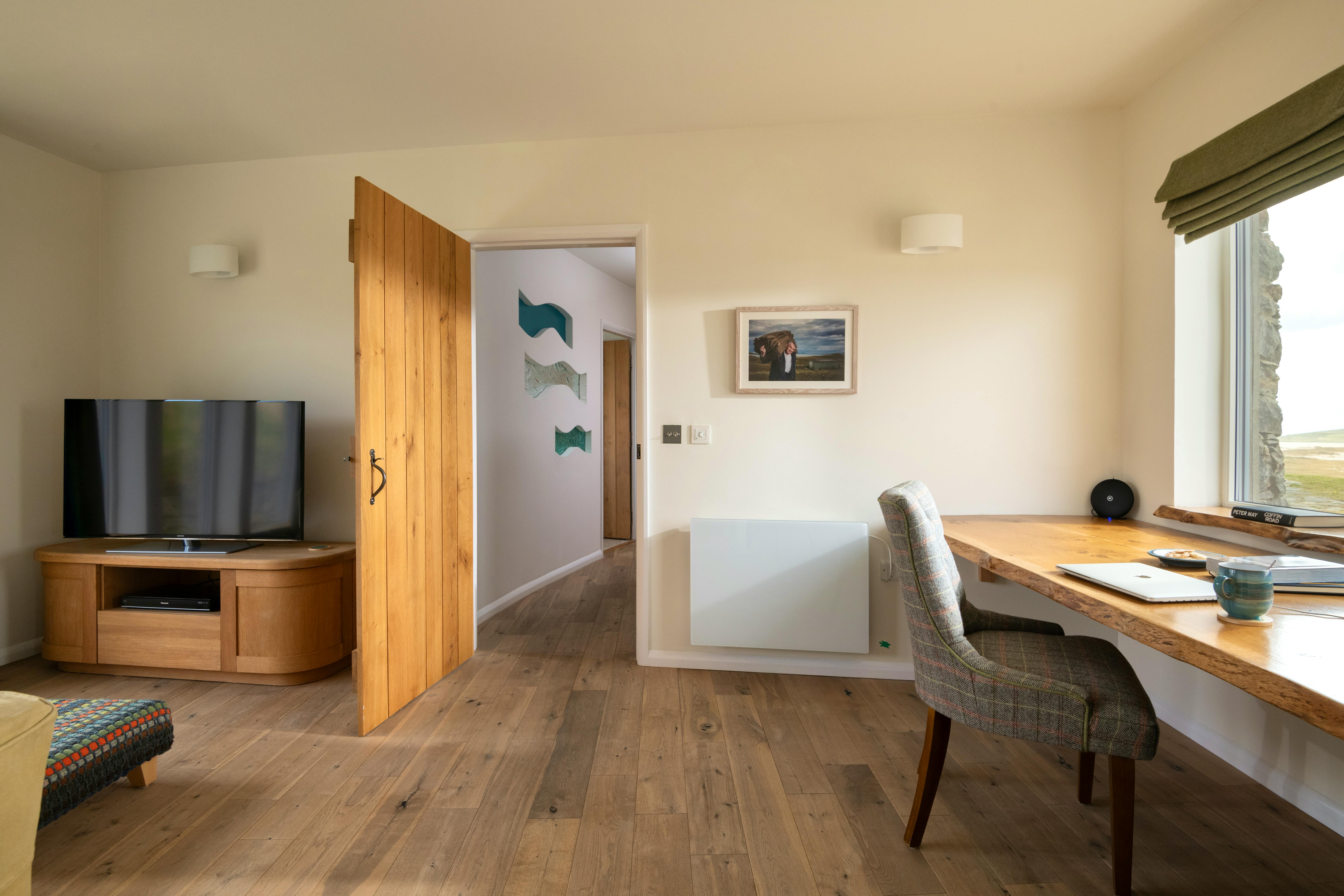 The Study with TV & Sofa