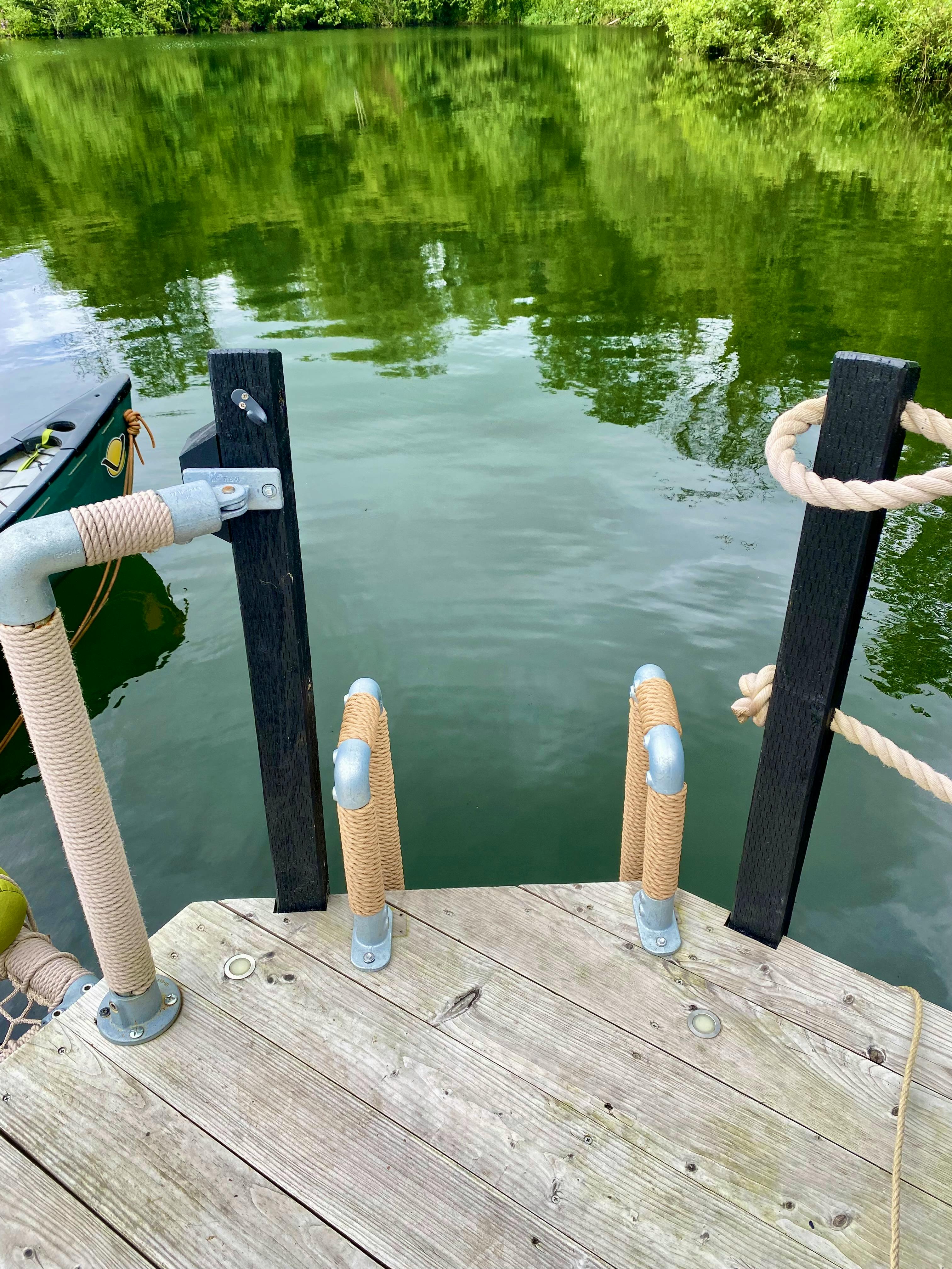 Wild swim ladder Heron