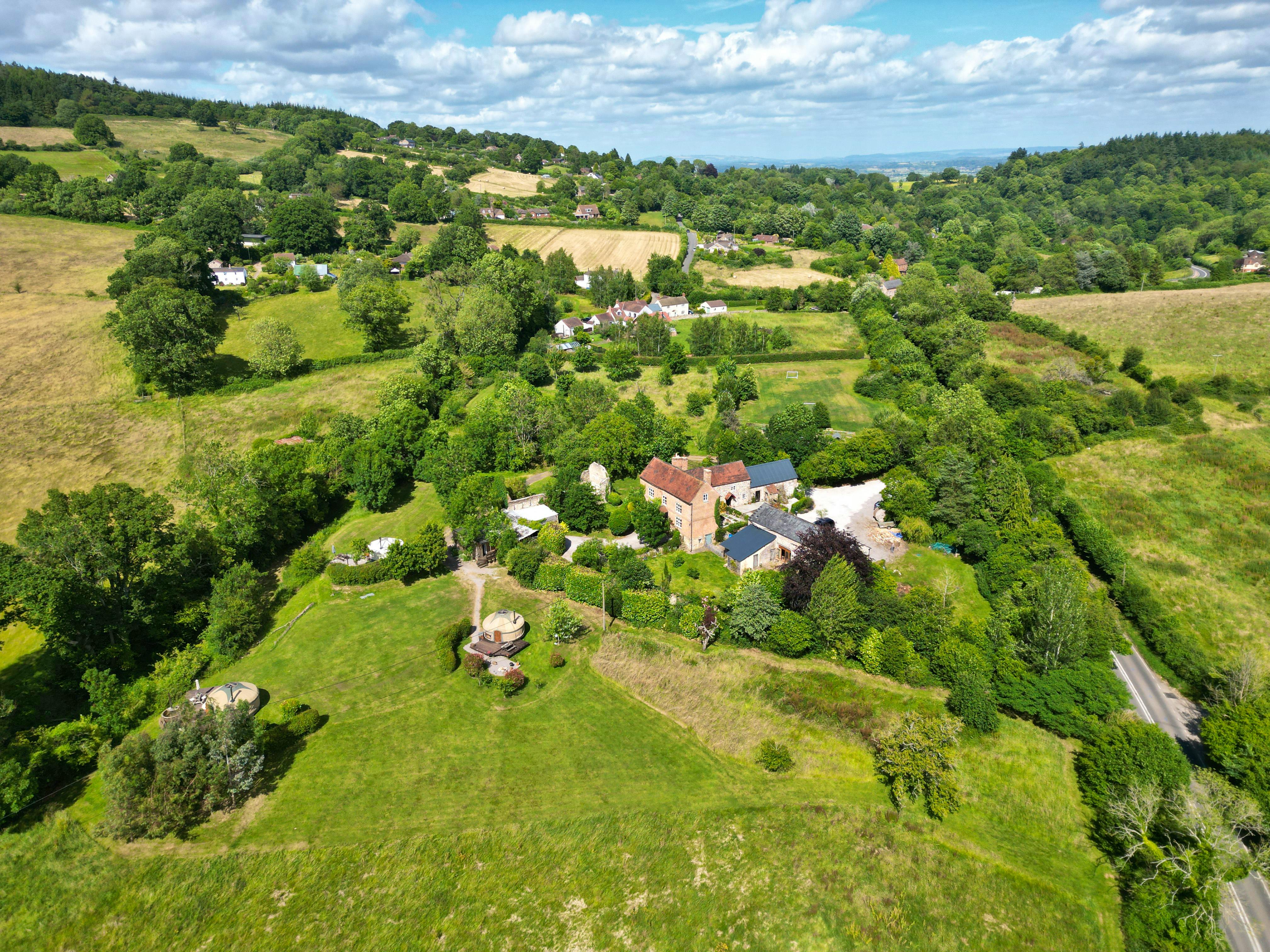 Yurts on May hill