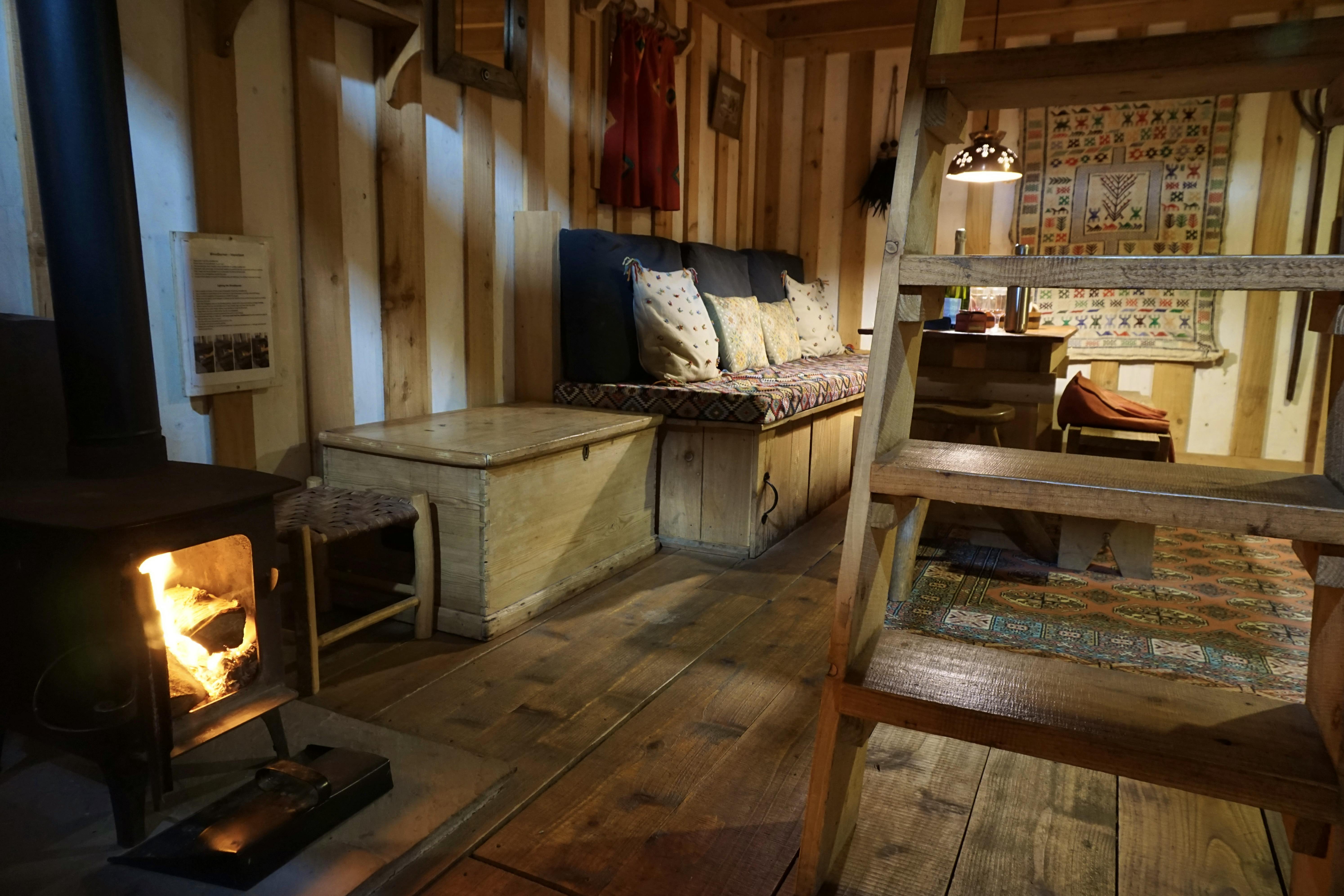 Idaho cabin interior