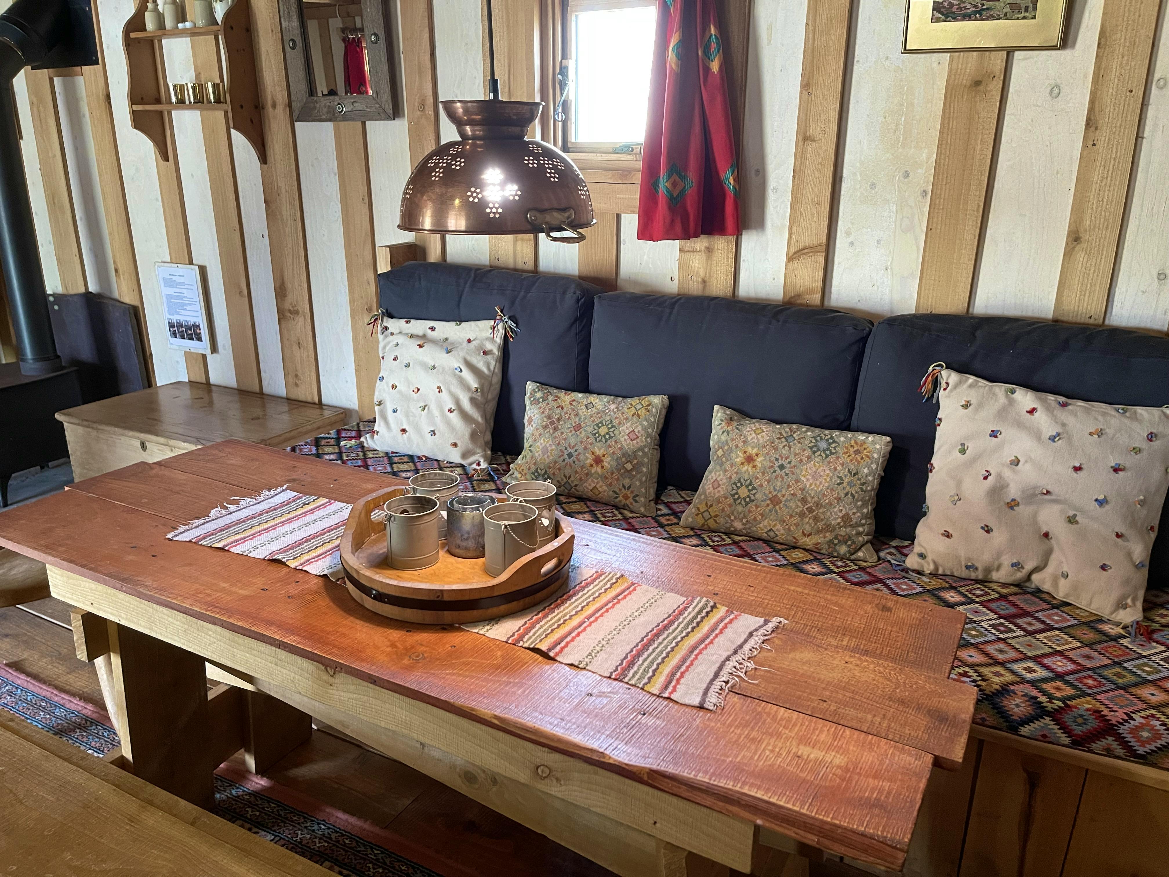 Idaho cabin interior