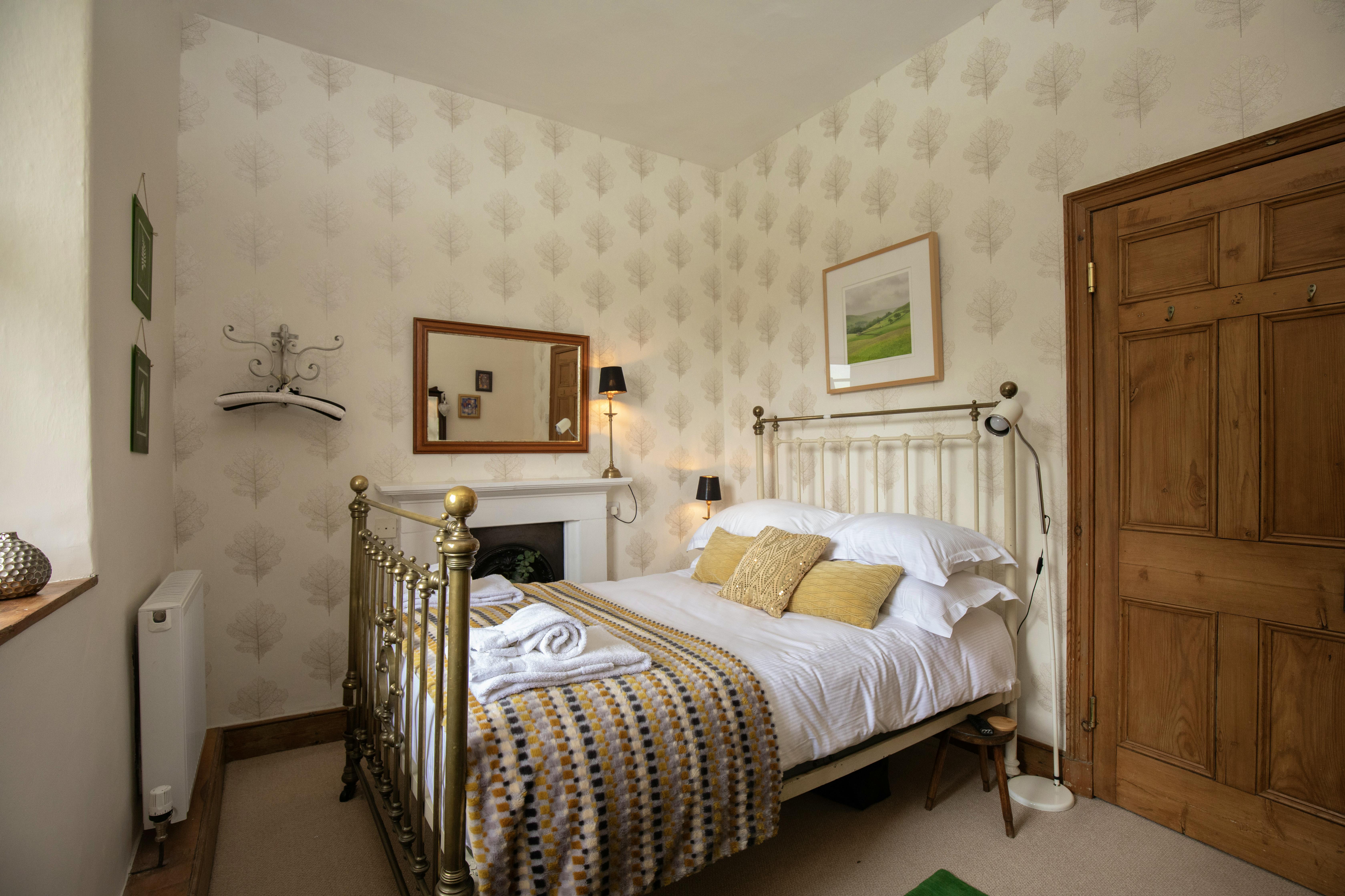 Bedroom three with double bed