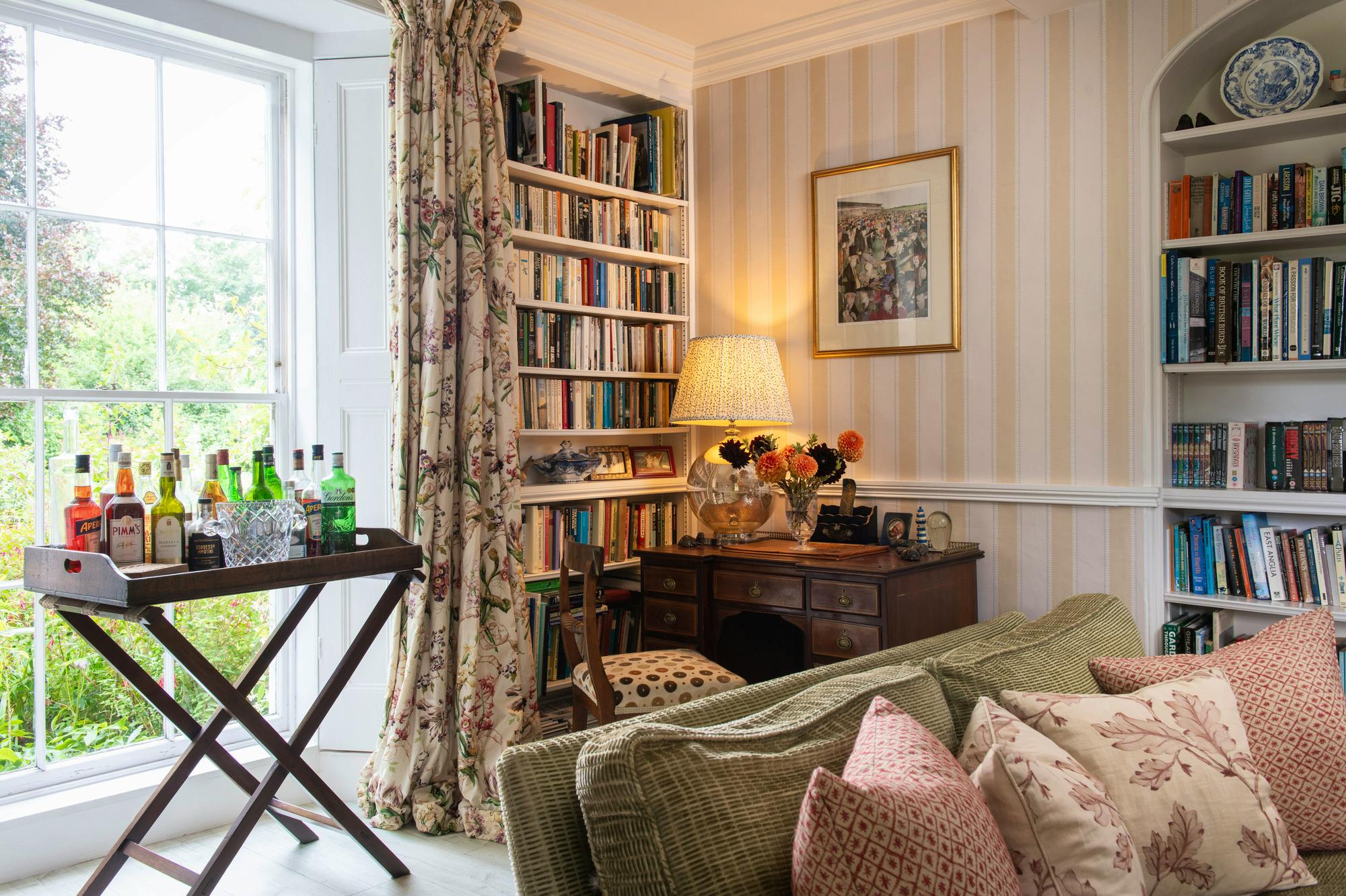 Sitting room looking towards garden