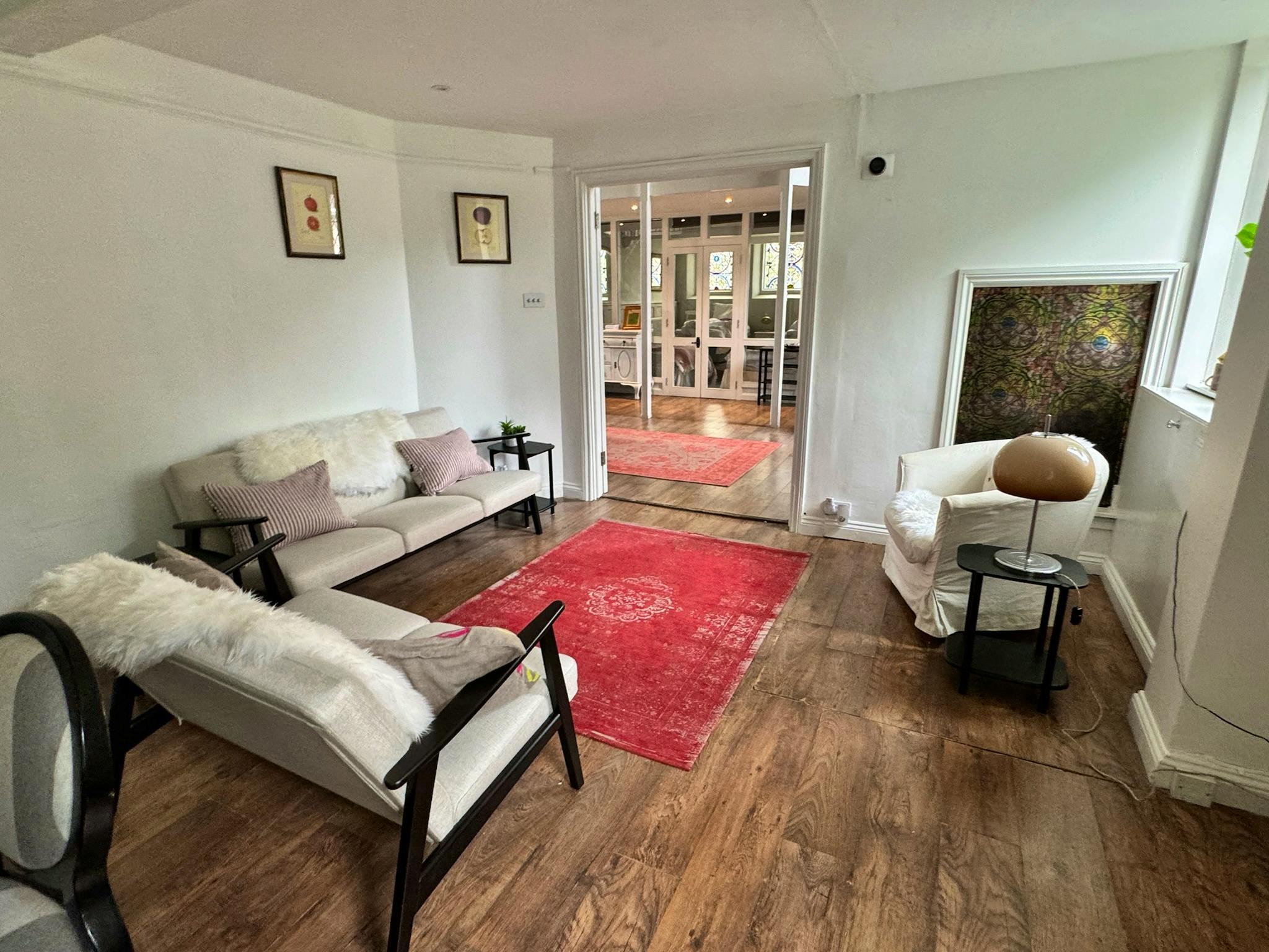 Sitting area in kitchen