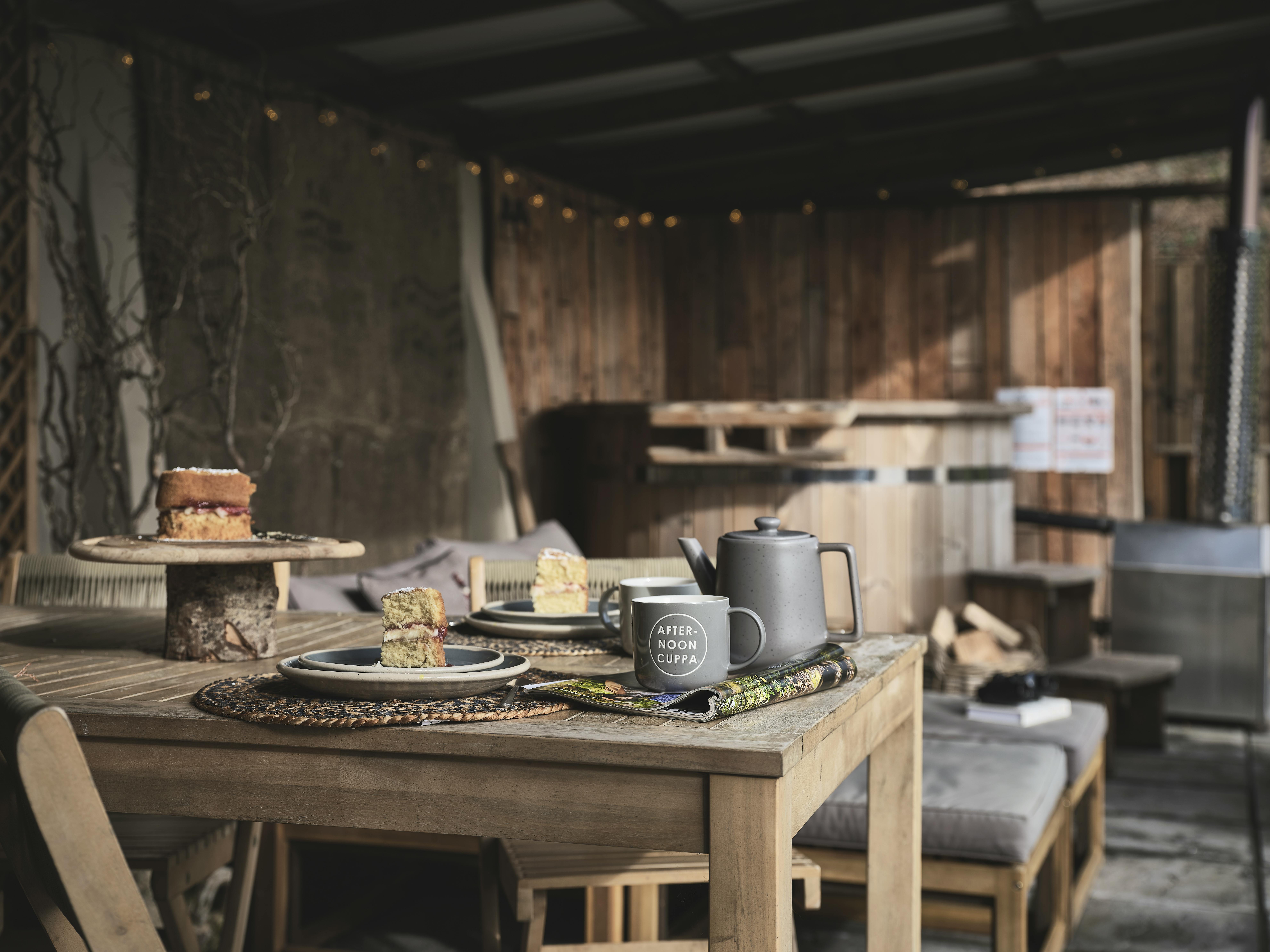Afternoon tea on the terrace