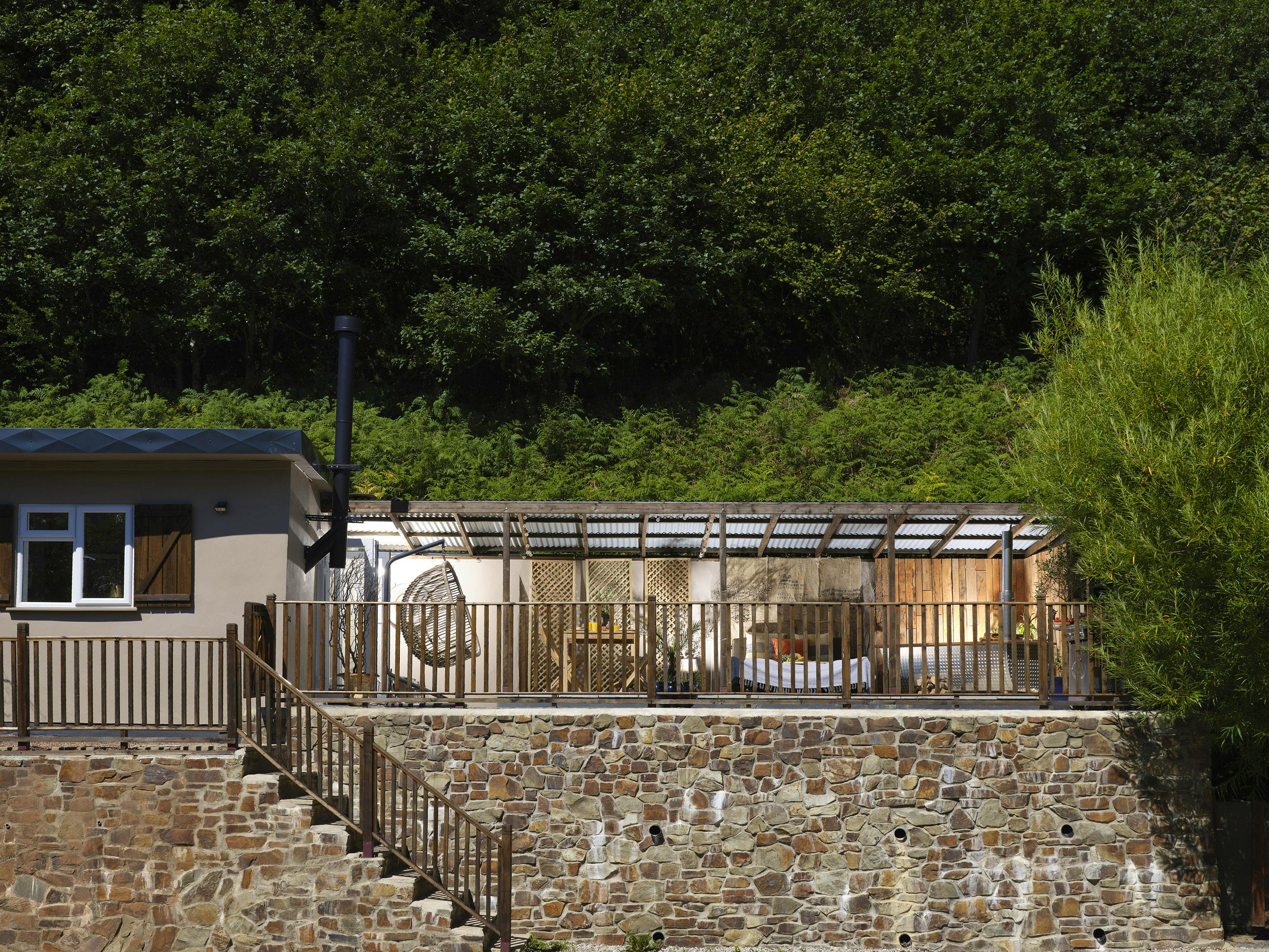 Terrace view from the garden