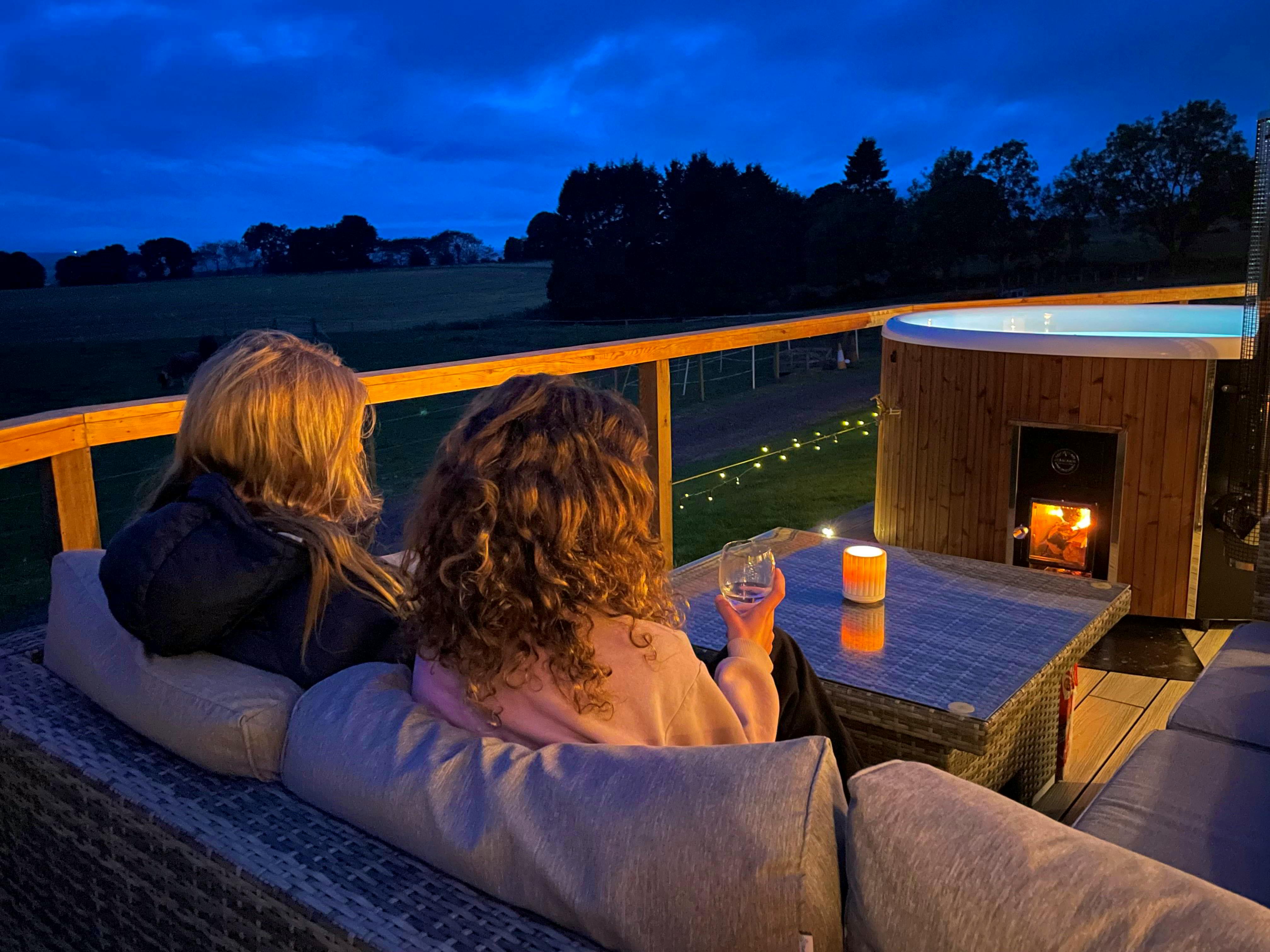 New Hot wood fired hot tub for 2024