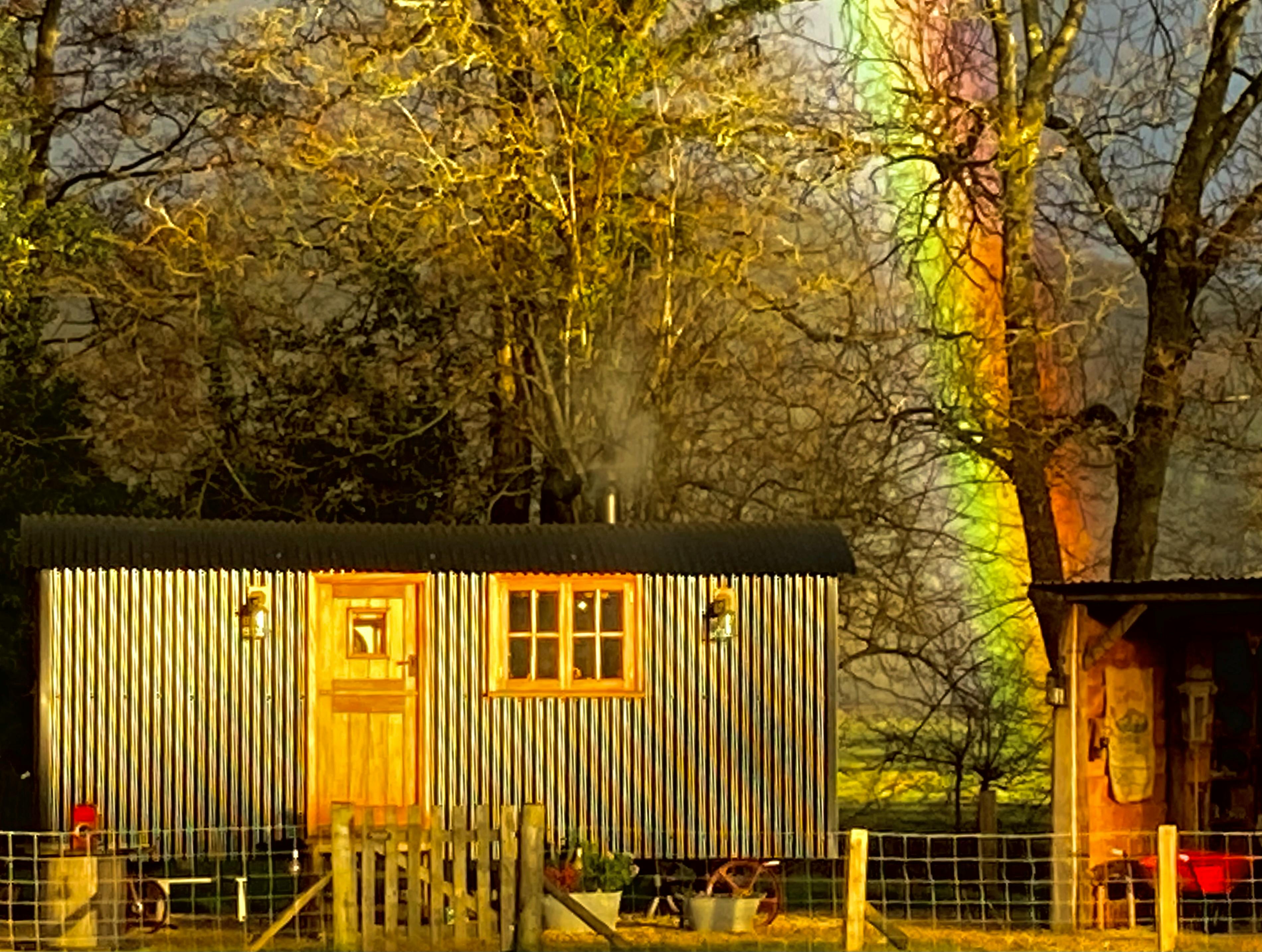 Rain and shine = pot of gold!
