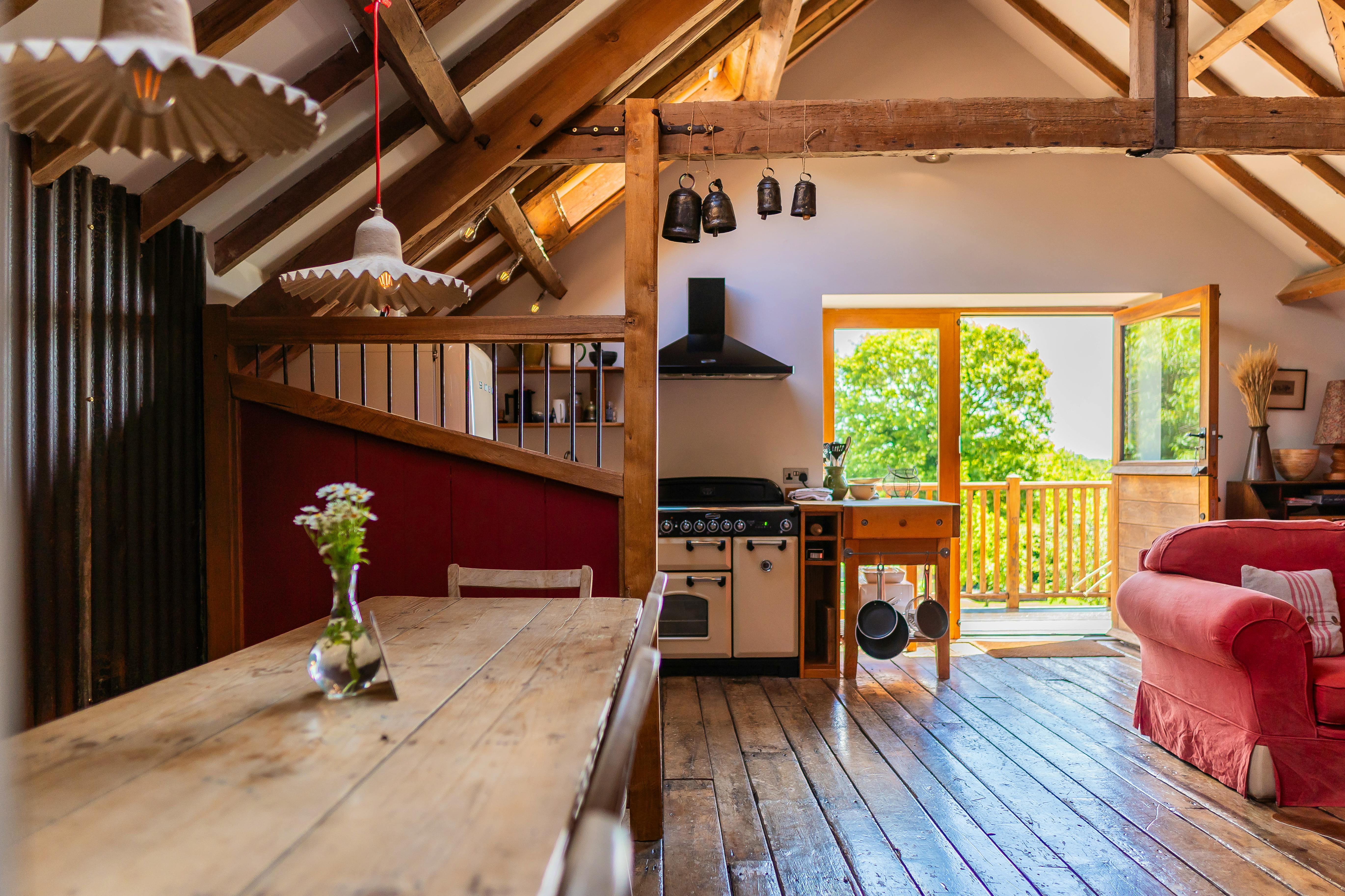 Hay Loft dining area