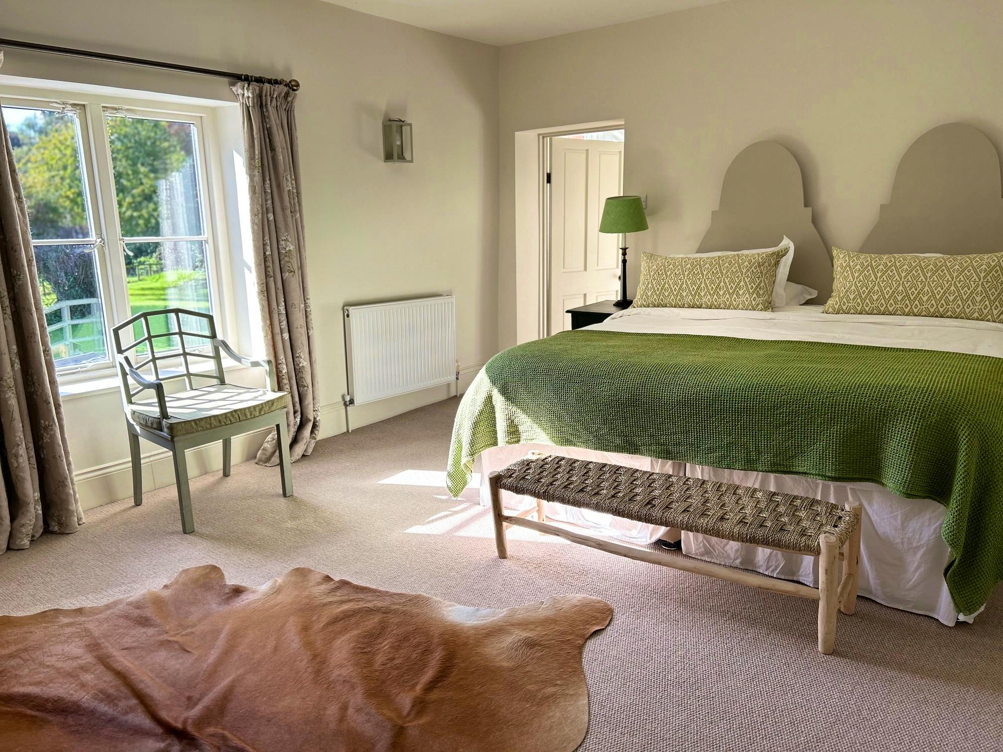 Agata bedroom at Monnington House