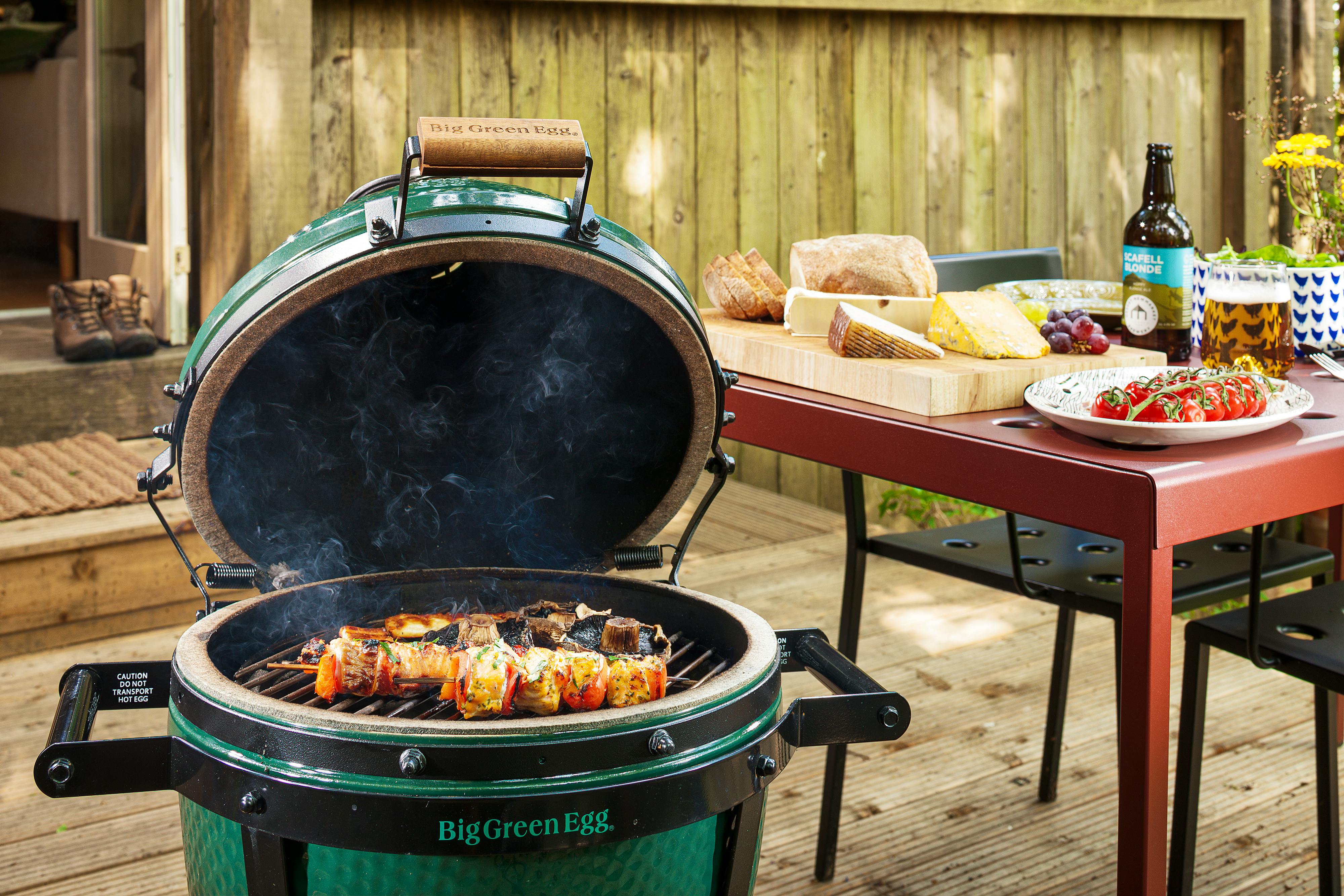 Iconic Big Green Egg barbecue