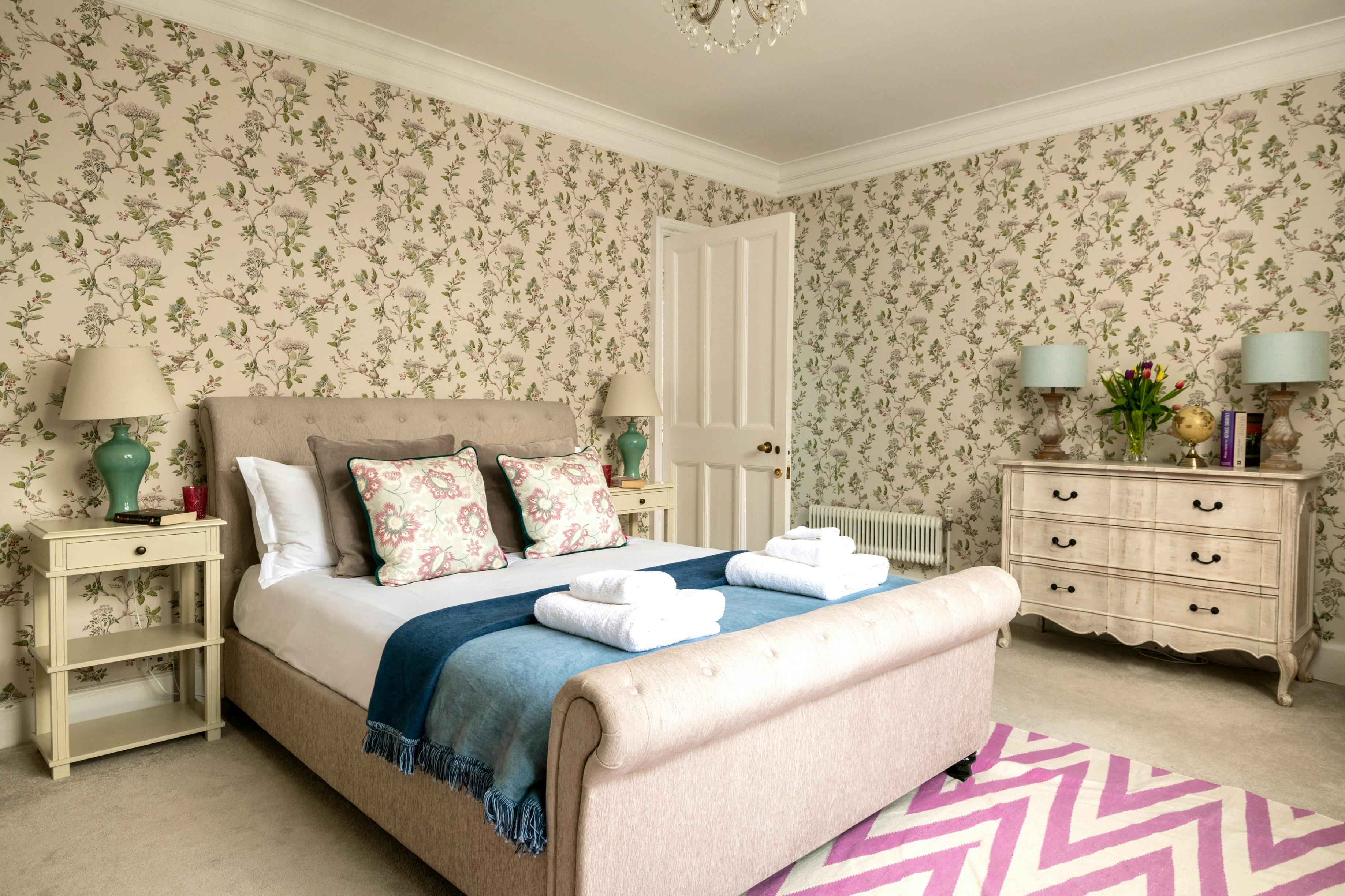 The woodland room with sleigh bed