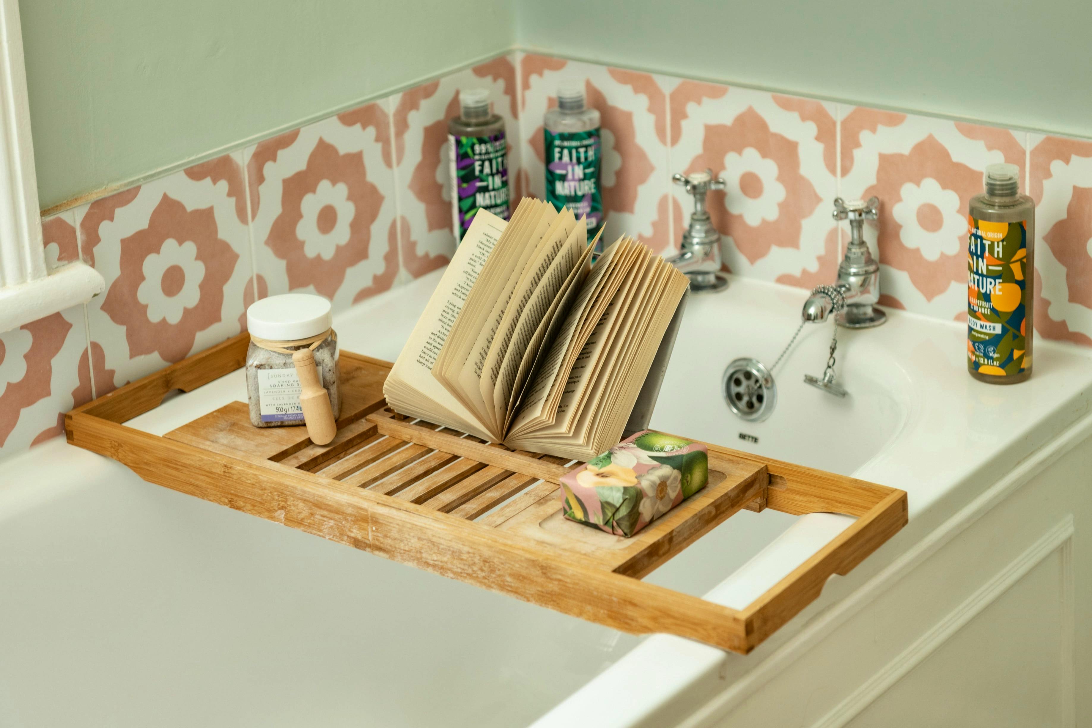 Enjoy a relaxing bubble bath