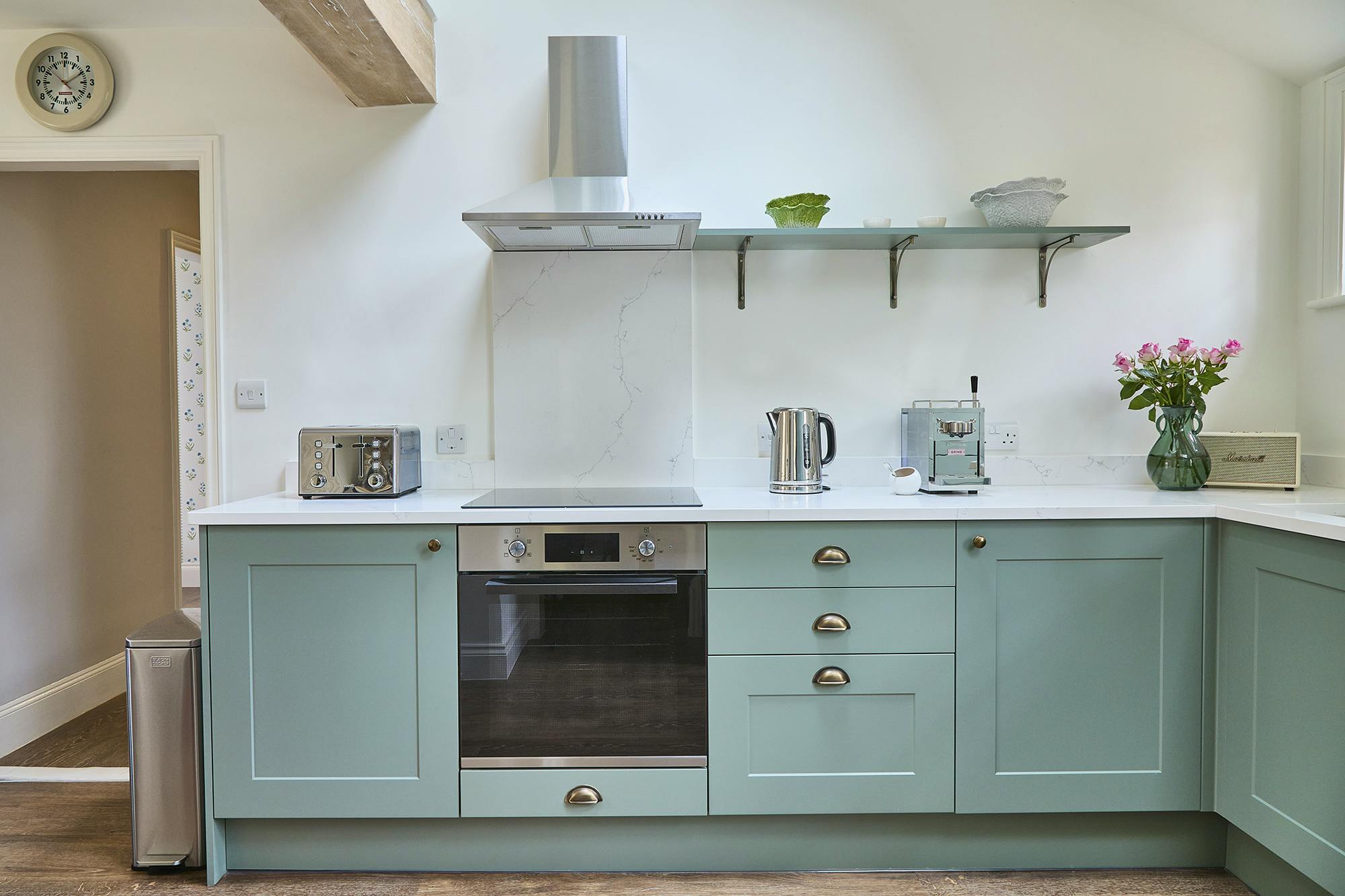 Beautiful, newly refitted, kitchen.