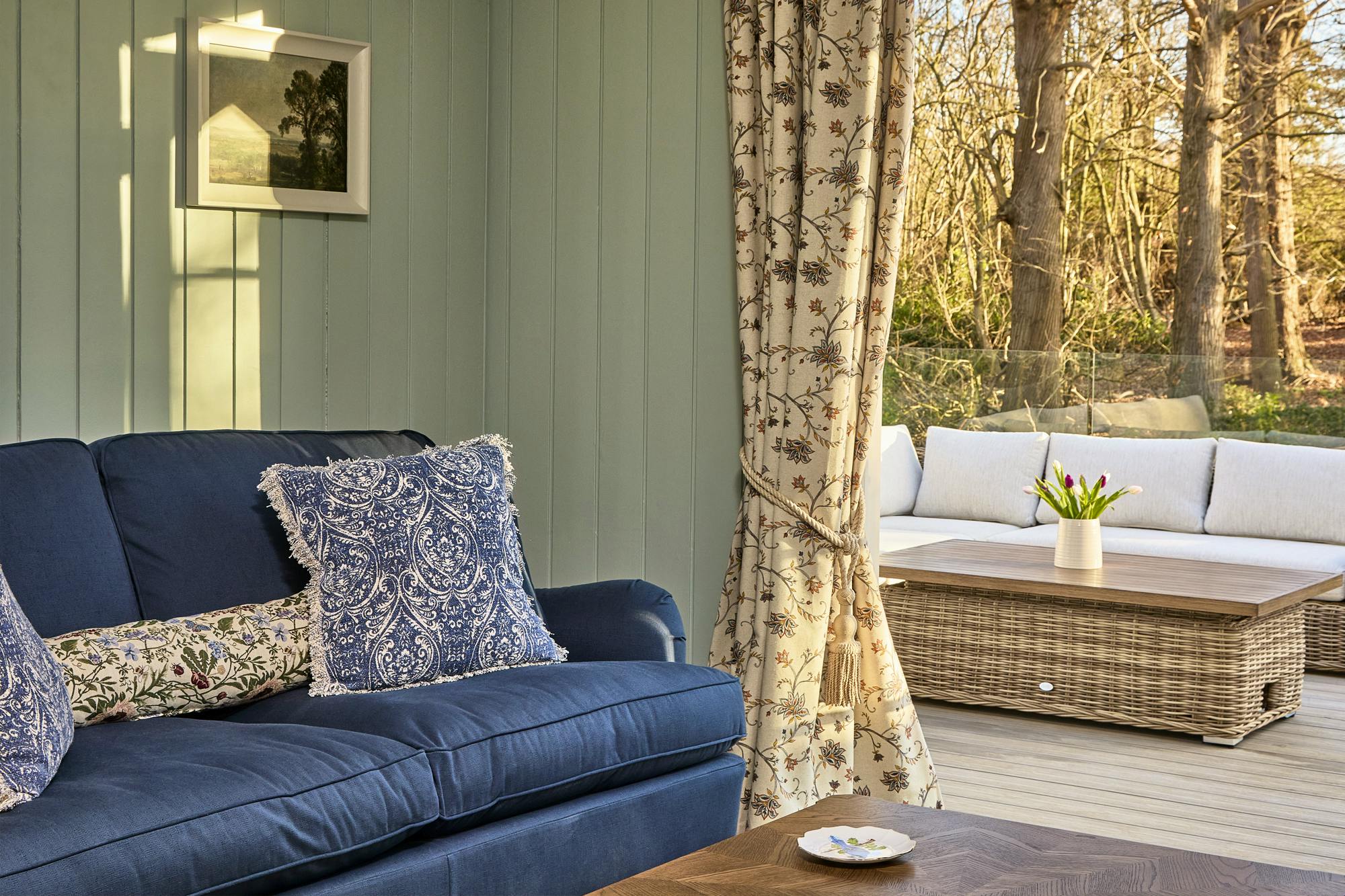 living room to terrace