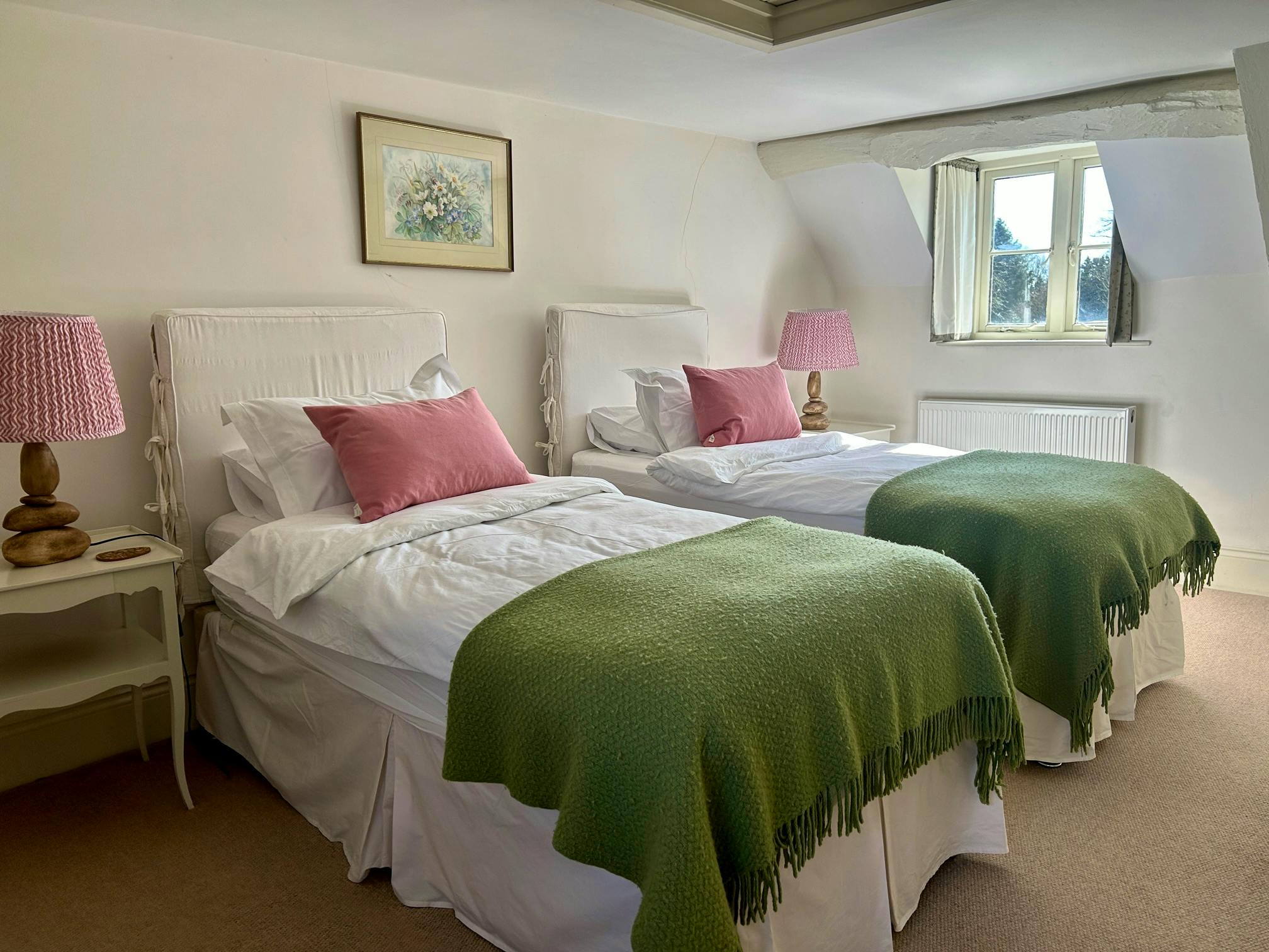 Old Rose bedroom in Monnington Hous