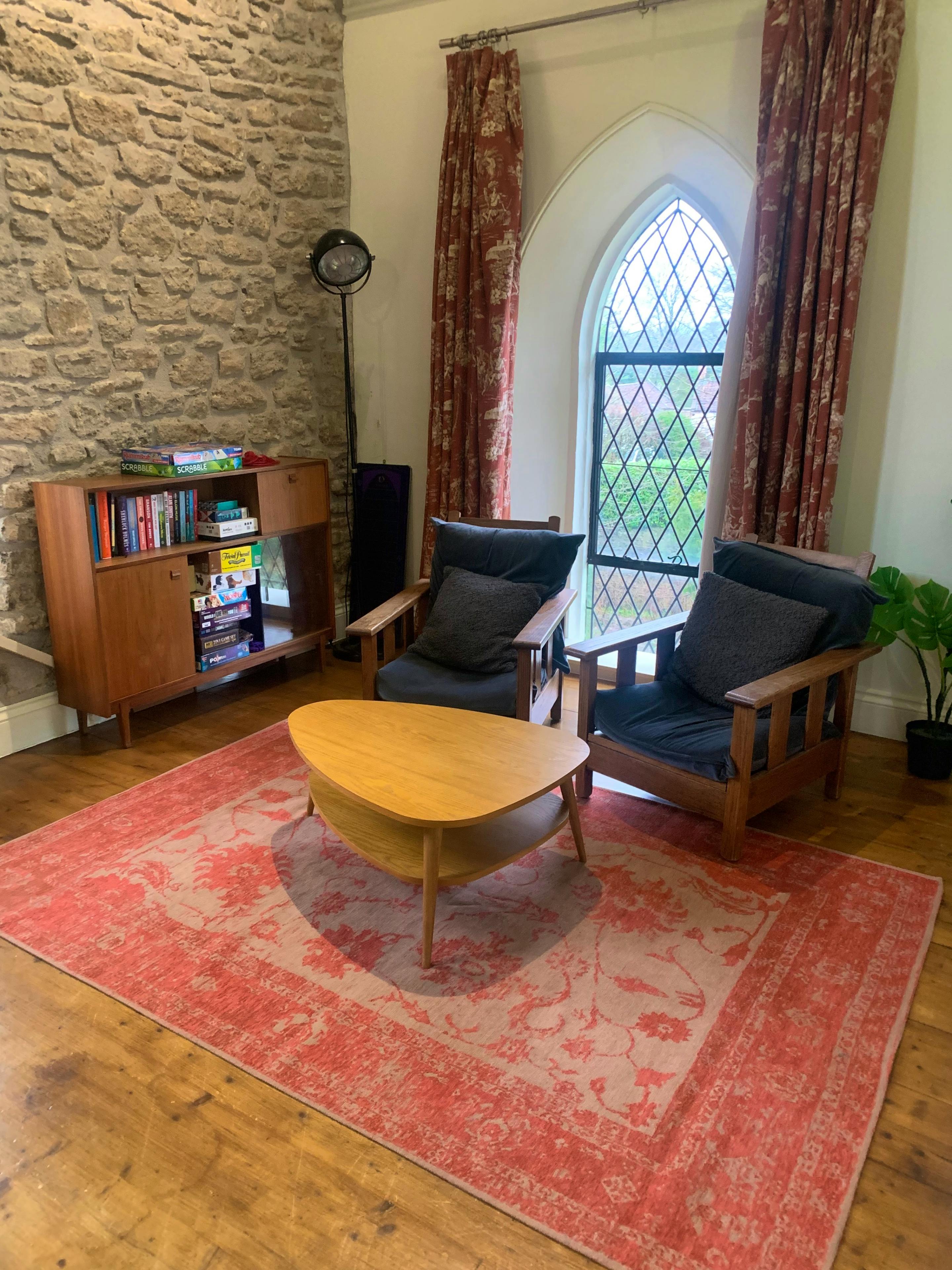 Living Room games/reading area