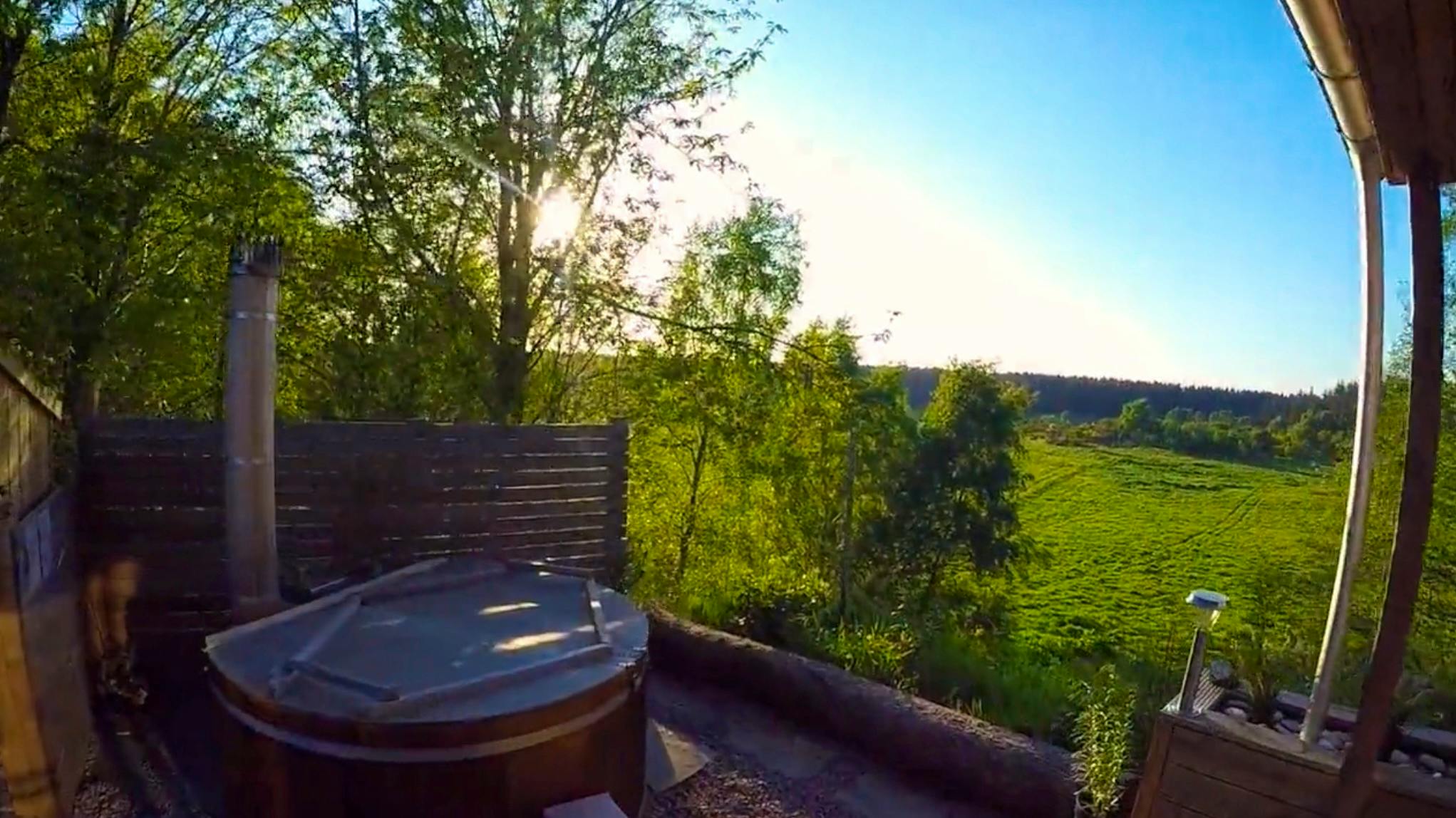 Culbin Edge hot tub view