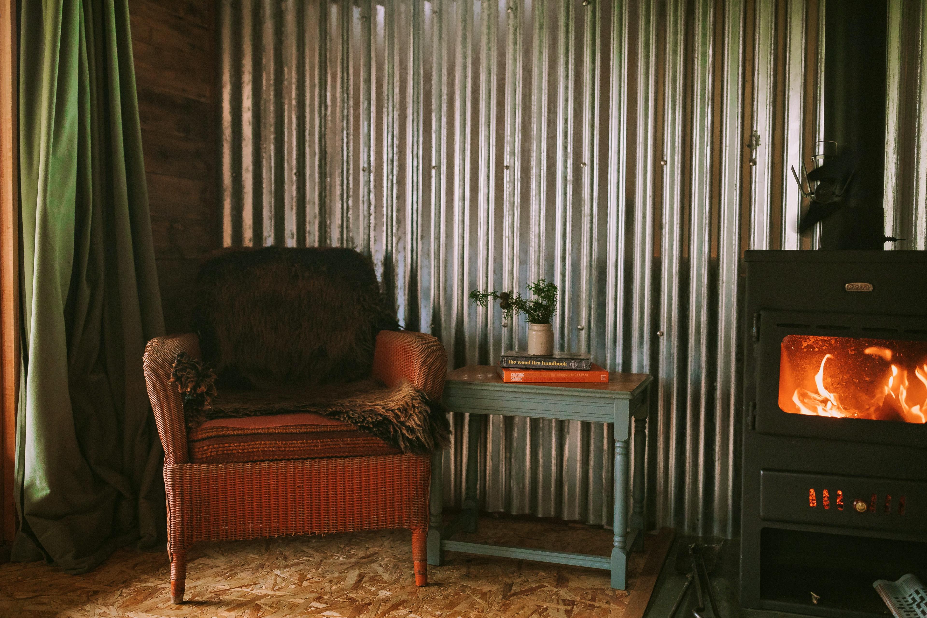 Cabin 1 - woodburner