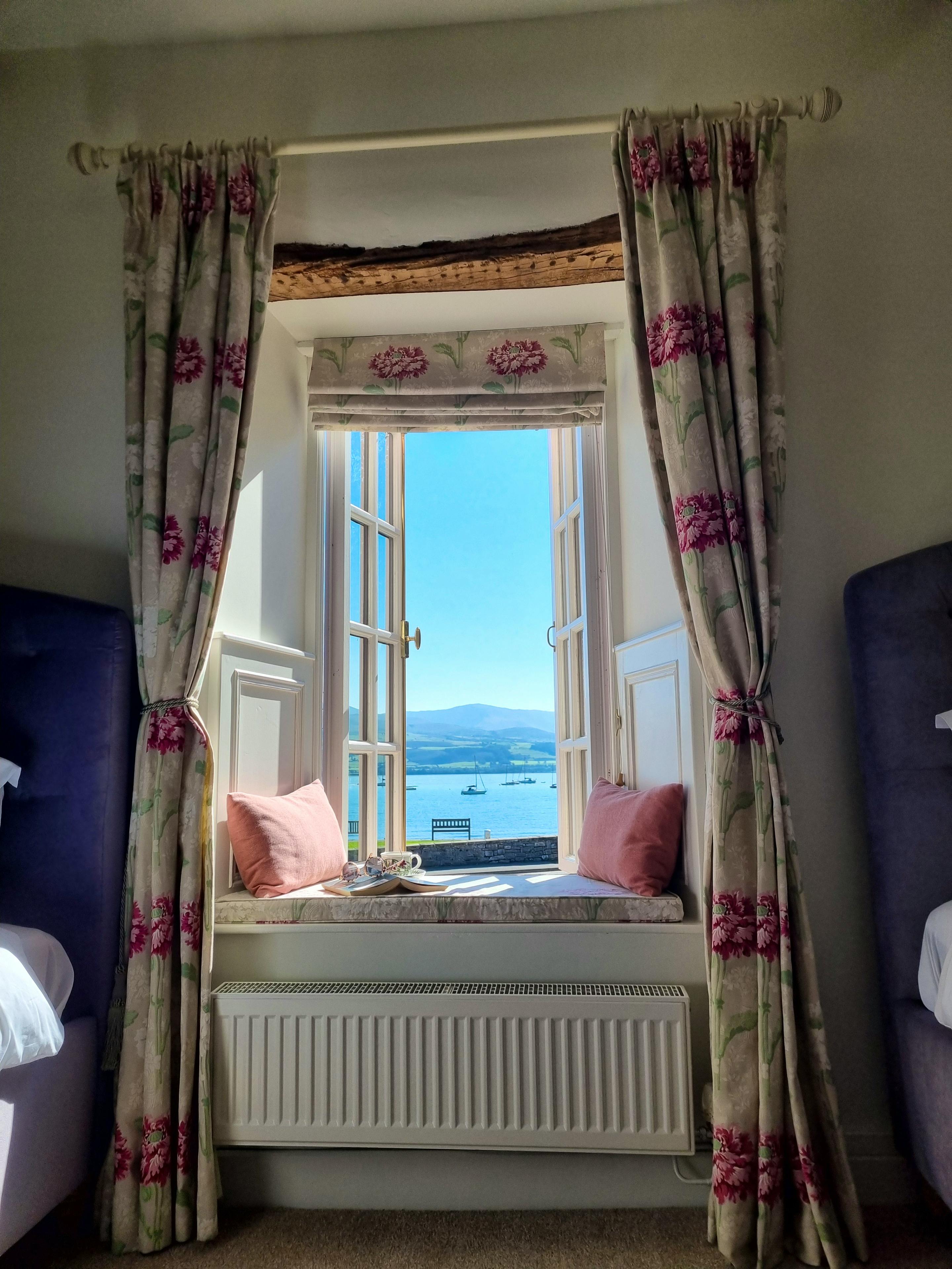 Sea views at high tide