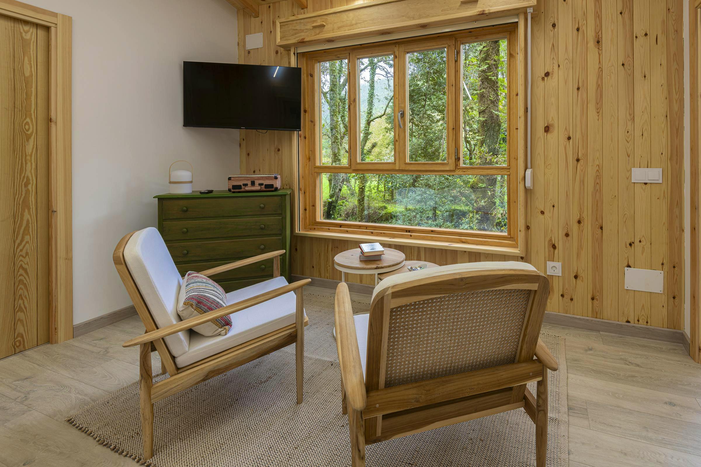 The view from our wood house