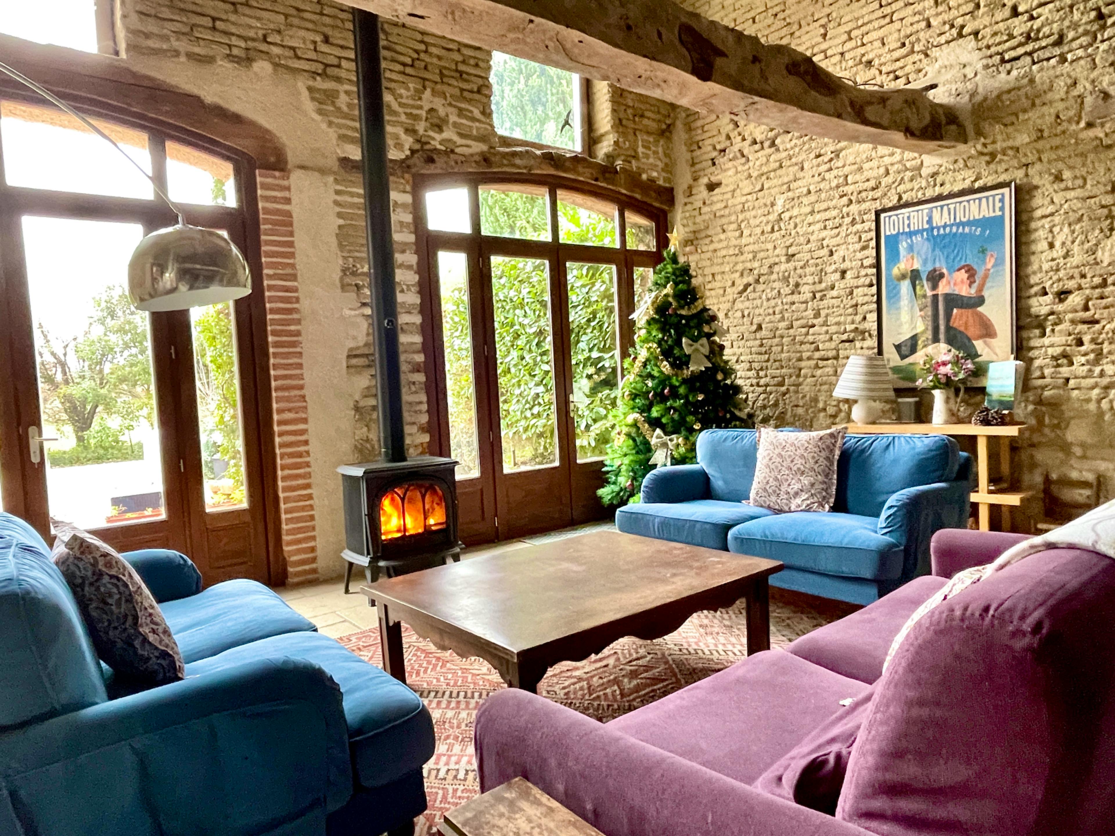 The lounge area of the main room