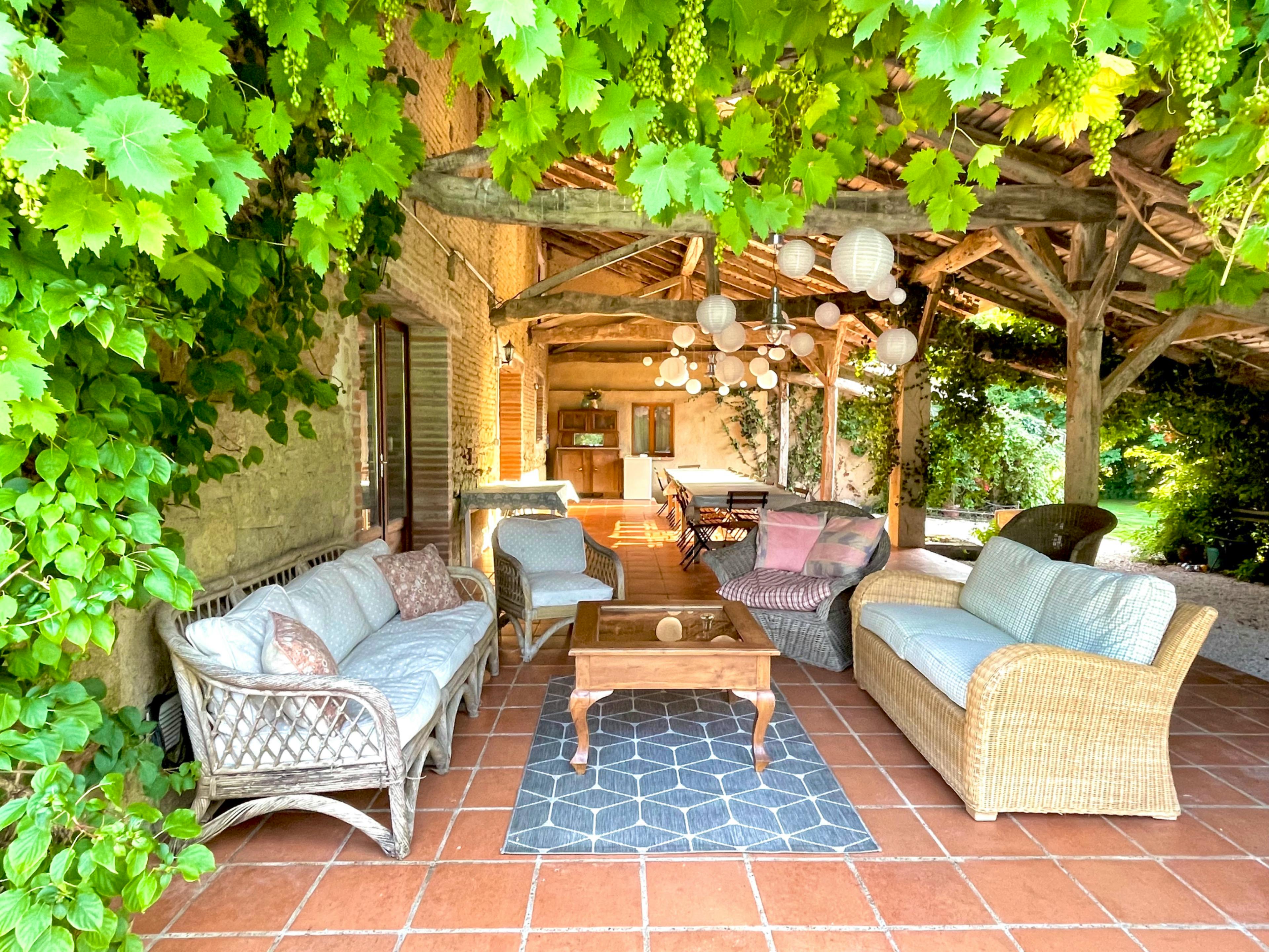 Covered Terrace area