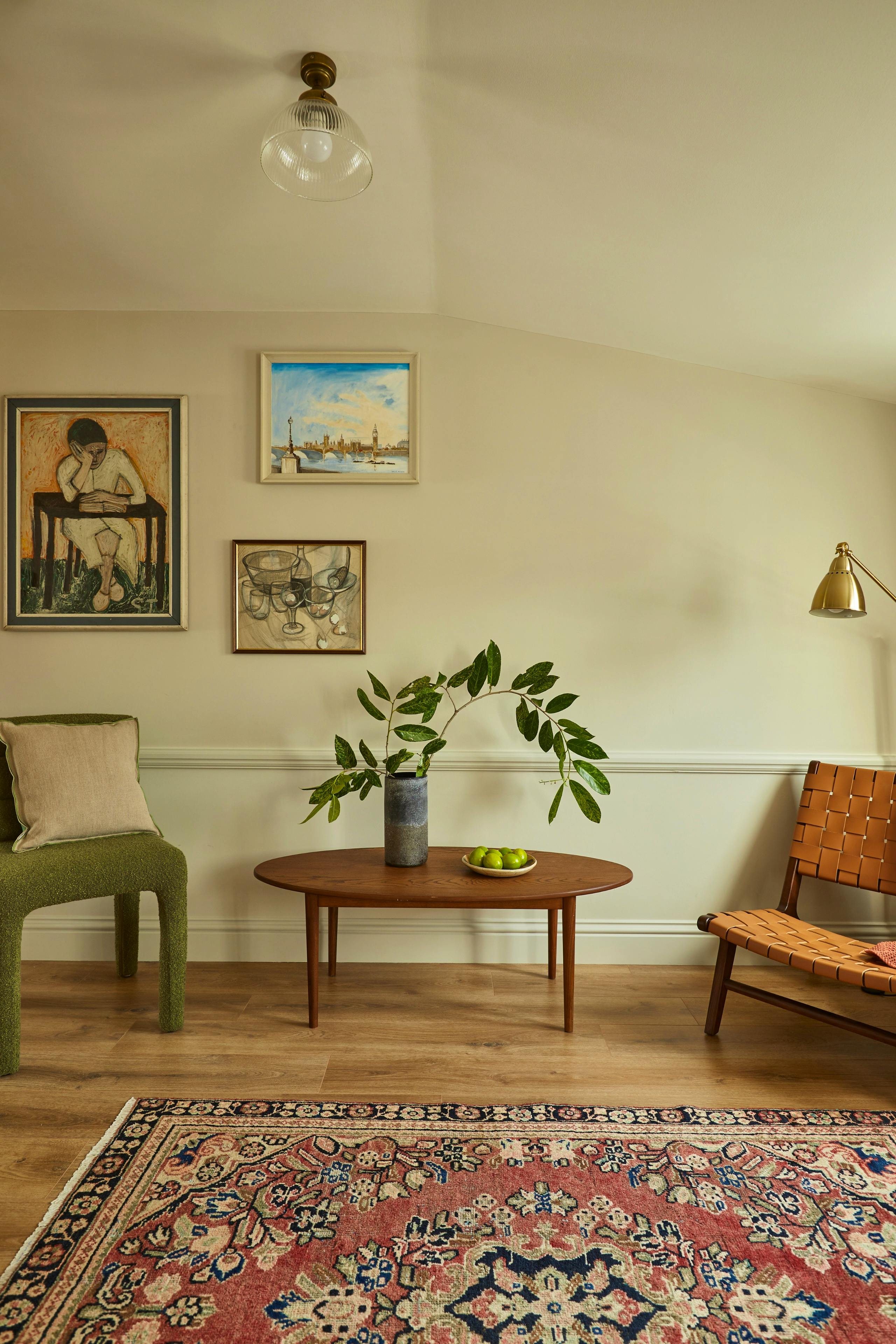 Apartment 4, living/kitchen area