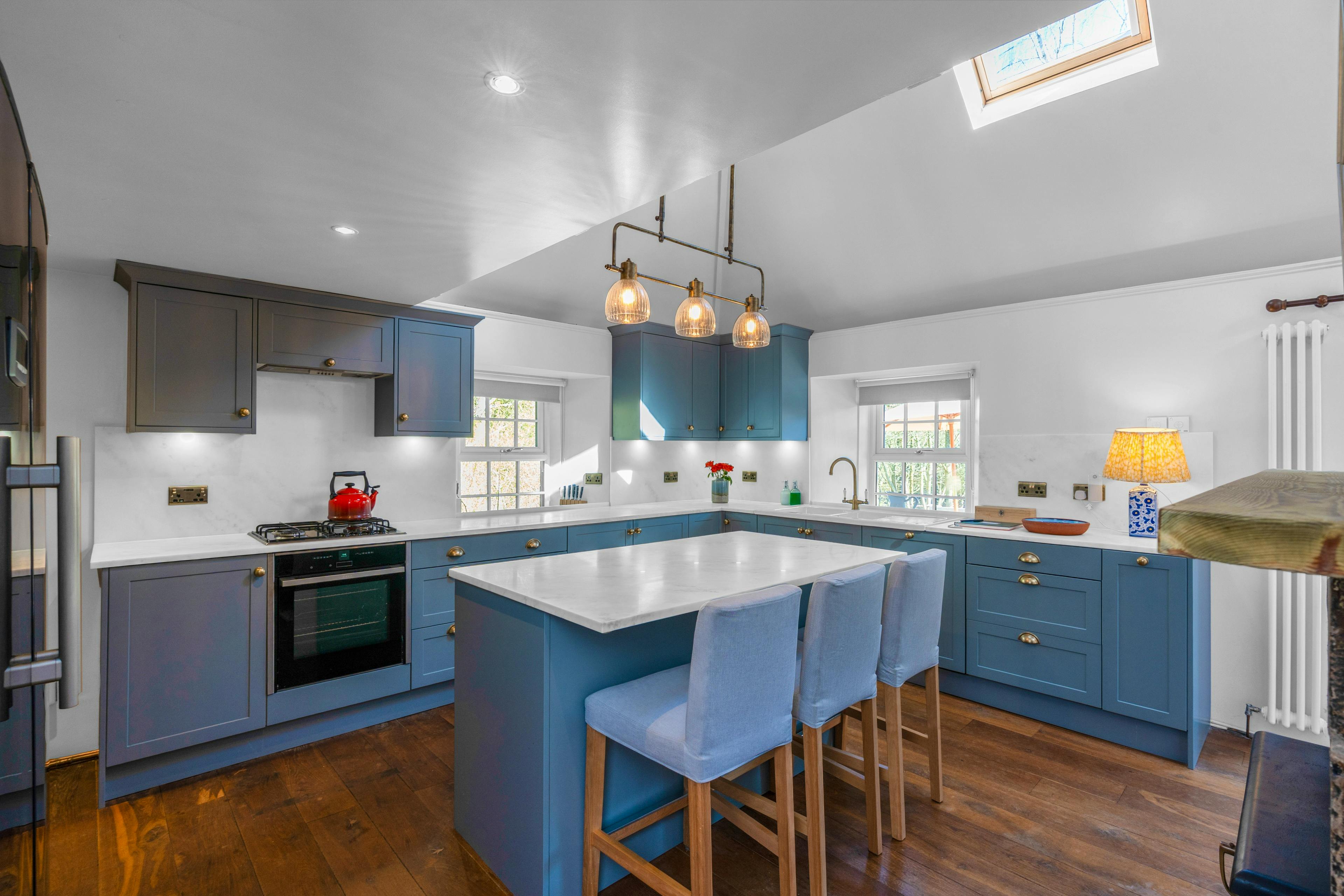 Fully stocked kitchen