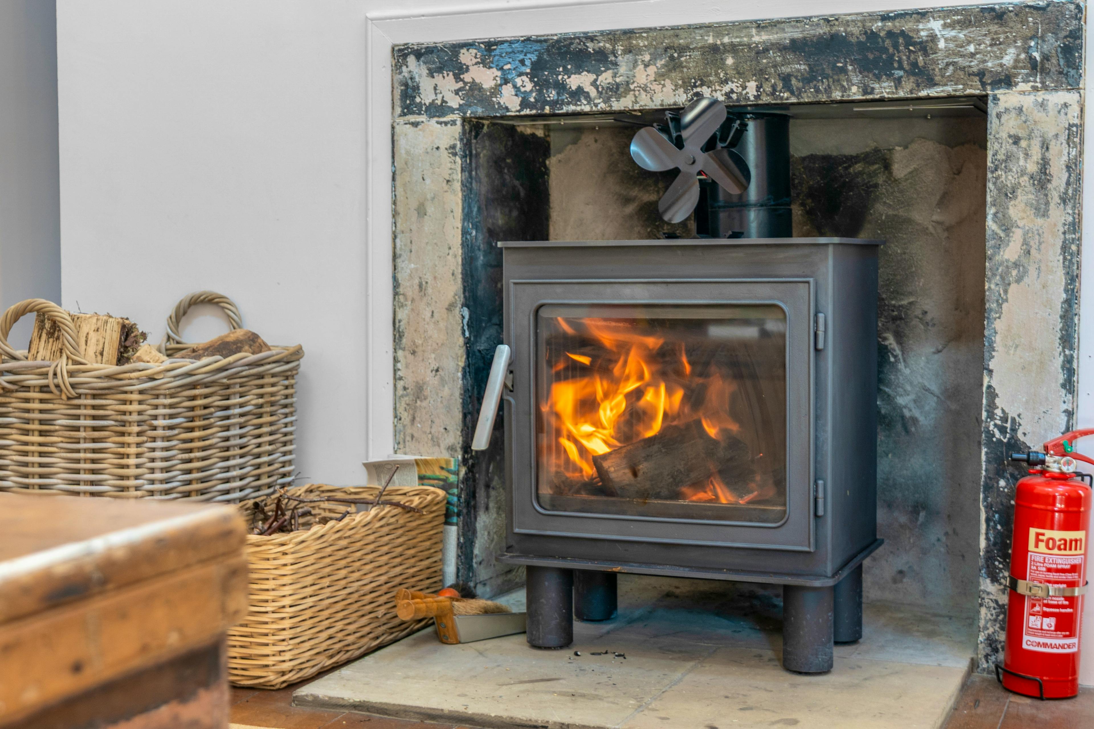 wood burning stove