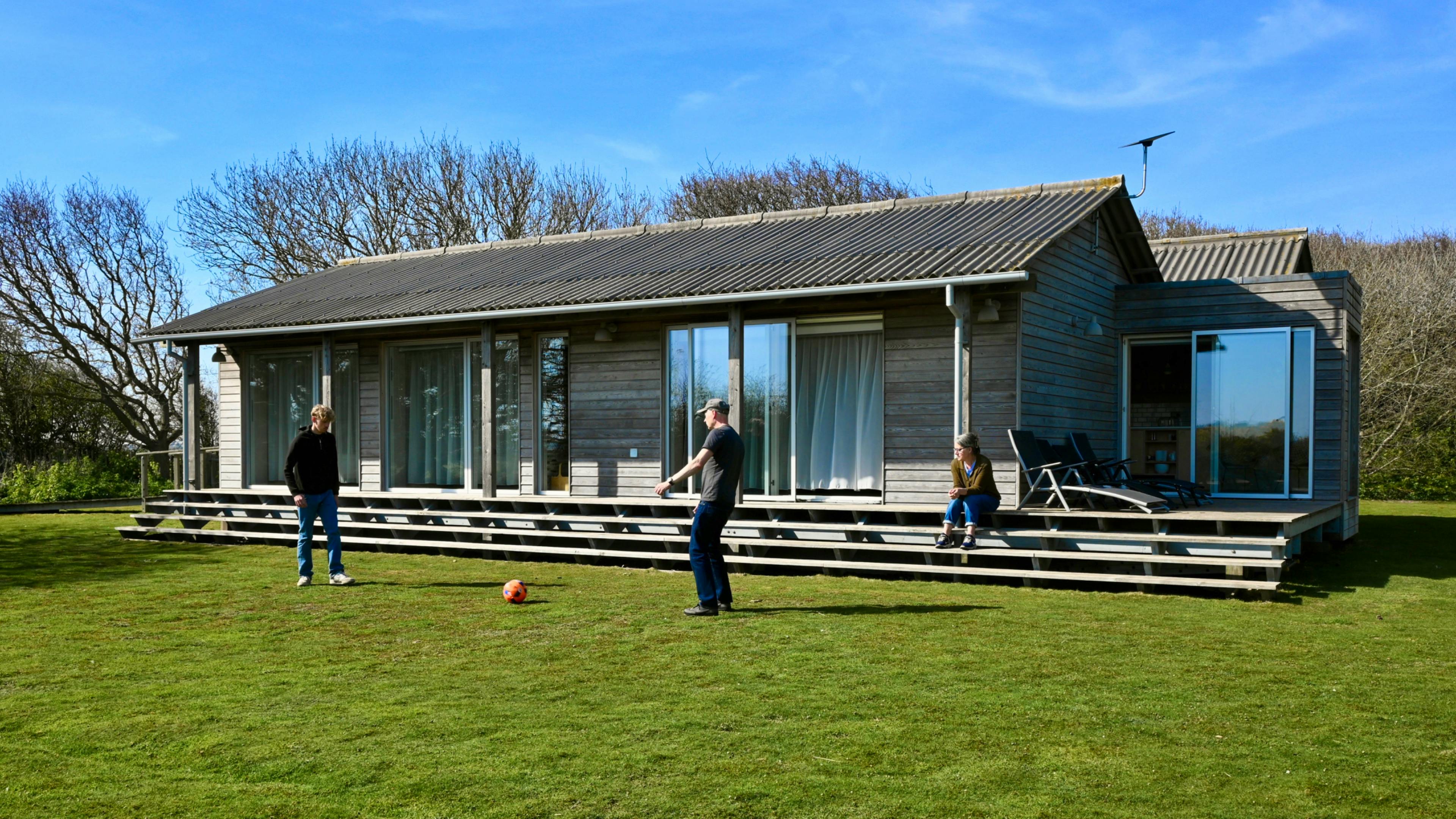 Easter Football Fun in the Garden