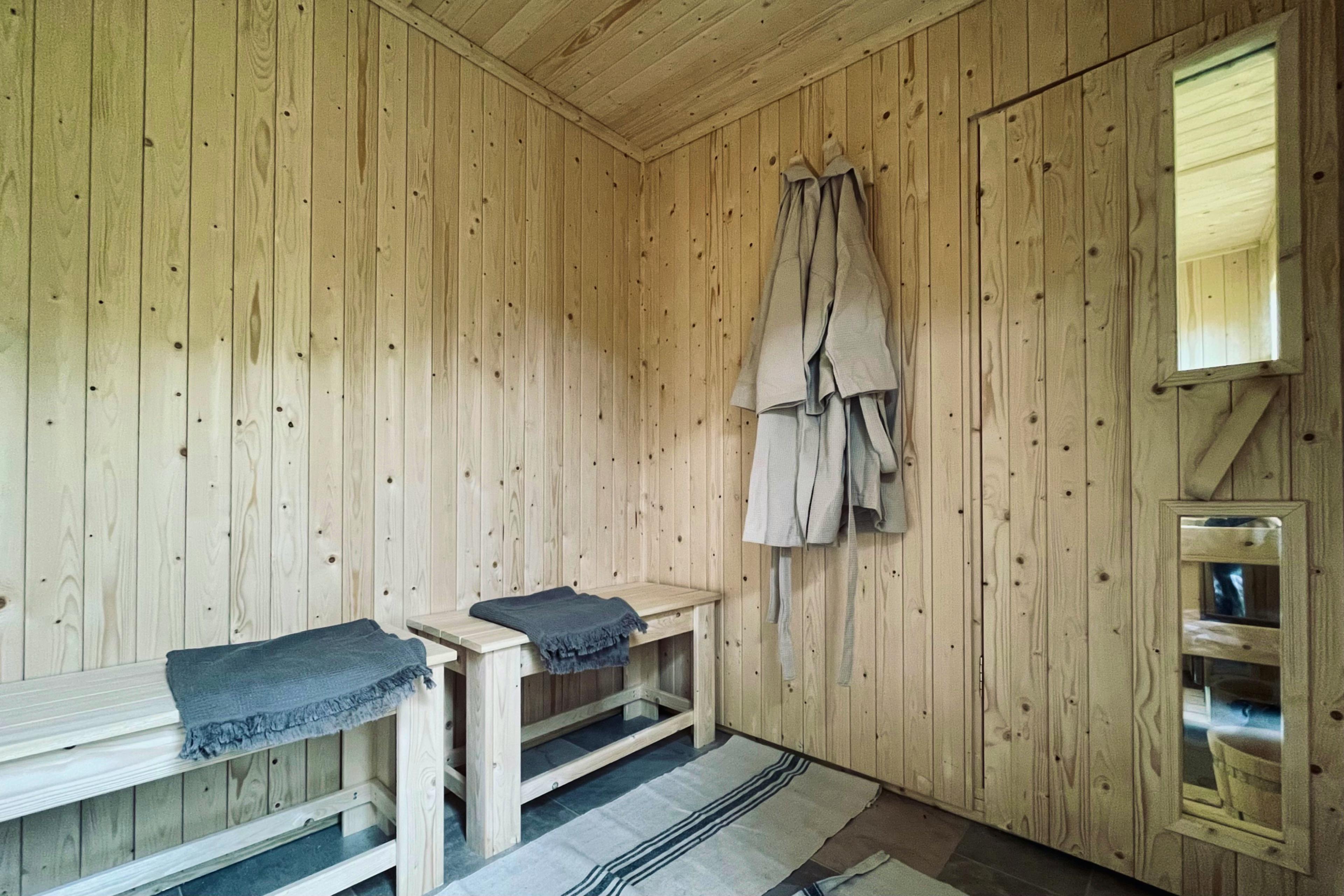 Sauna changing Room