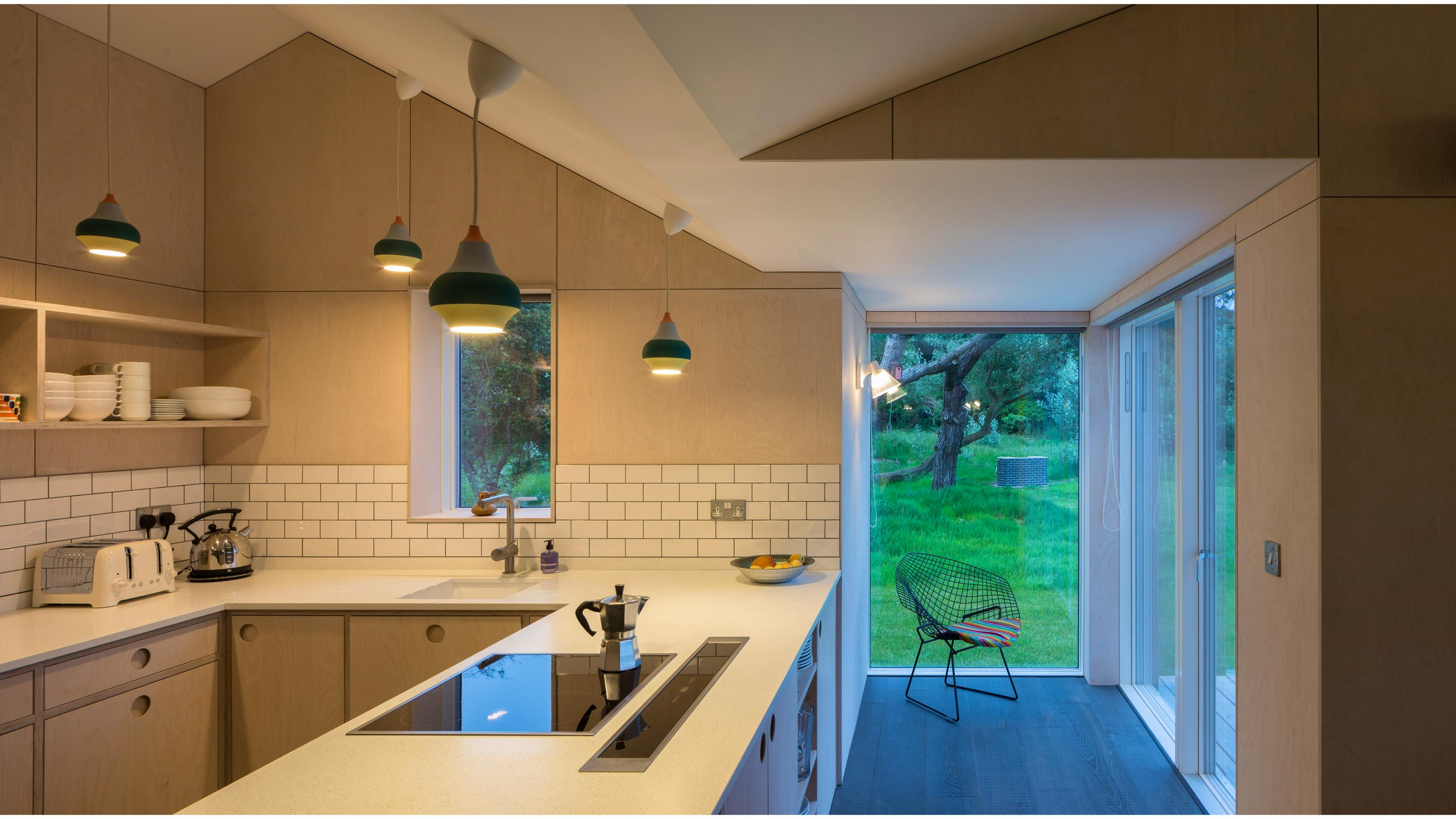 Kitchen Views of Twilight Garden