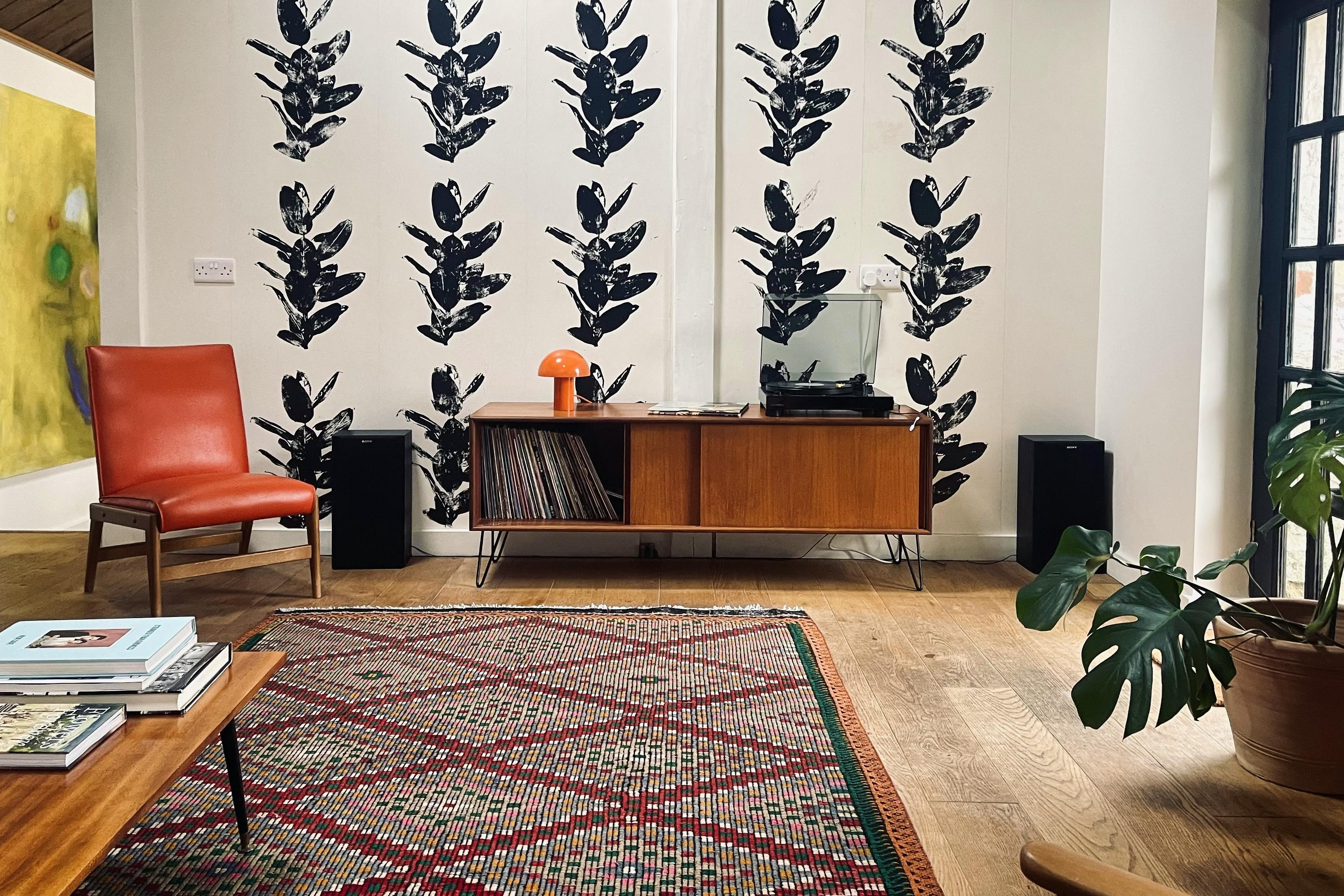 Midcentury hifi unit & vinyls