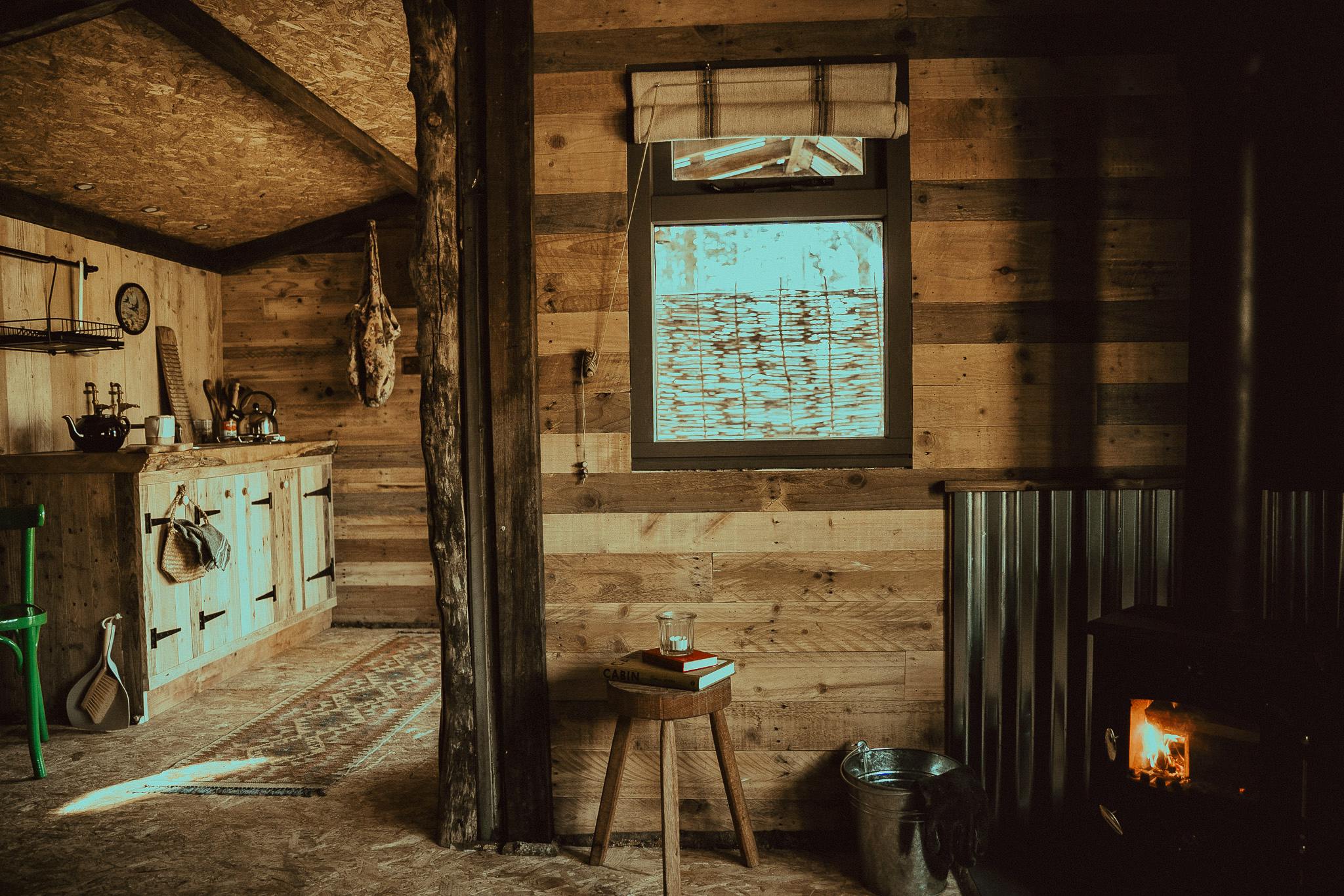Cabin 2 - woodburner