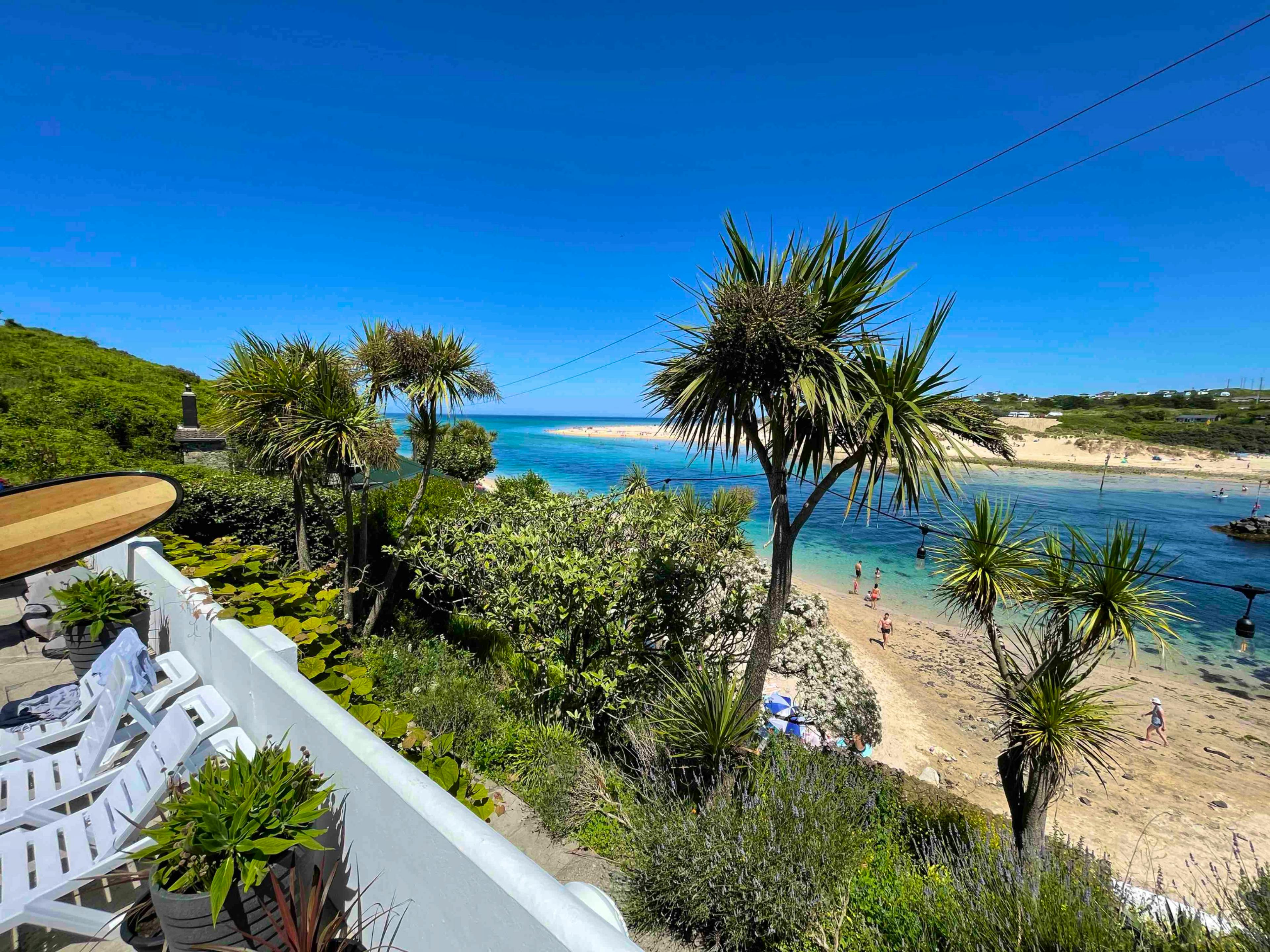 Ferryman\'s Patio above the beach