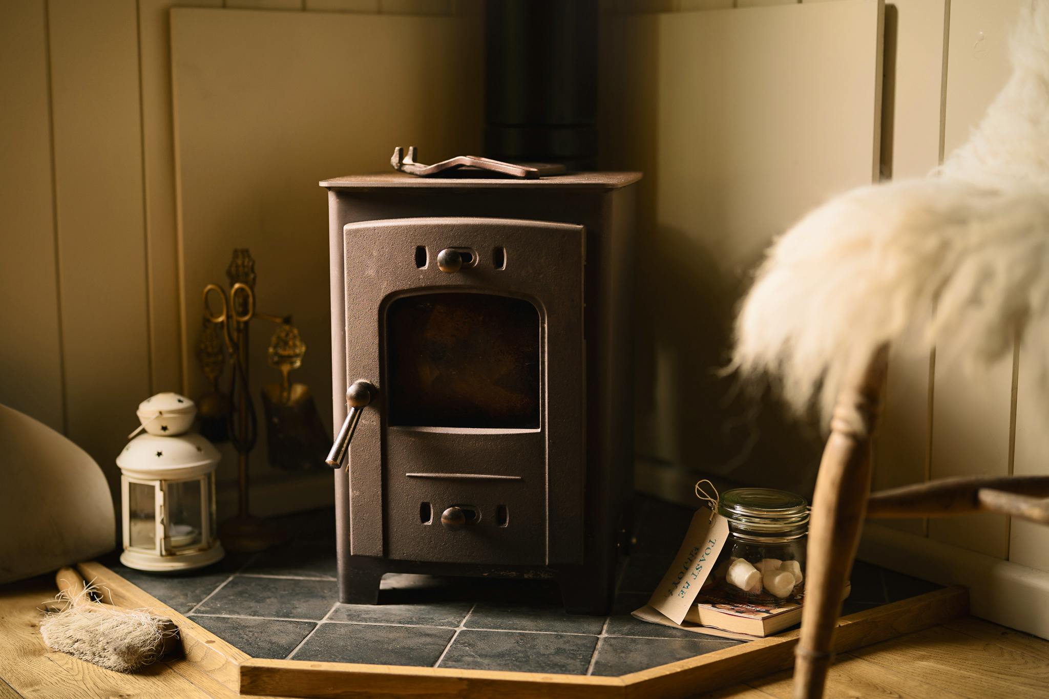 Woodburner for cosy days