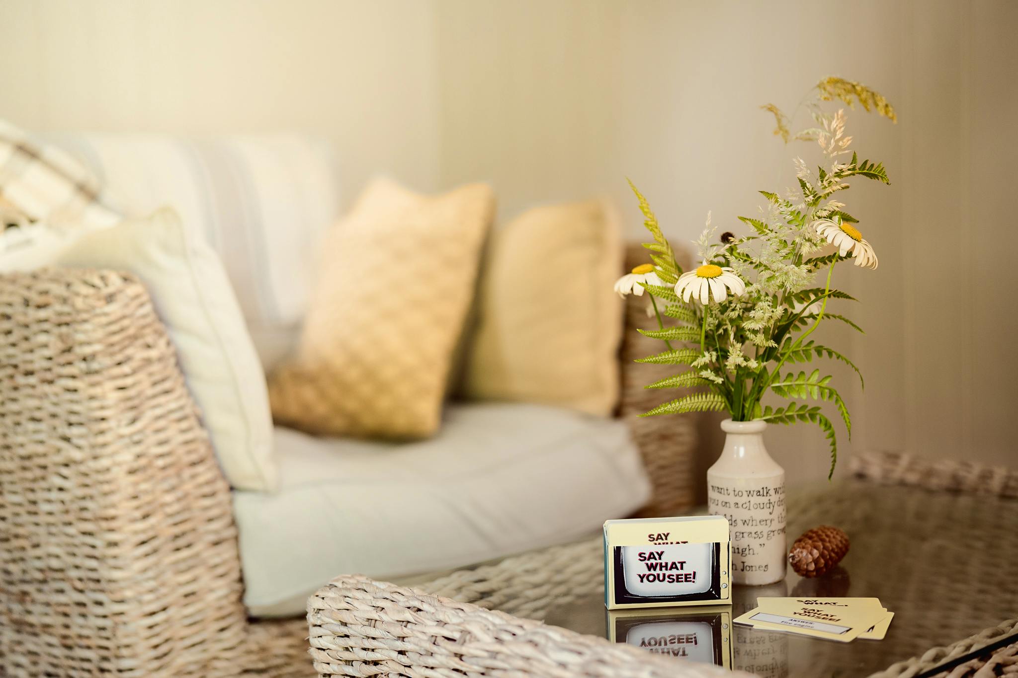 Games in the den at Thehuteyam