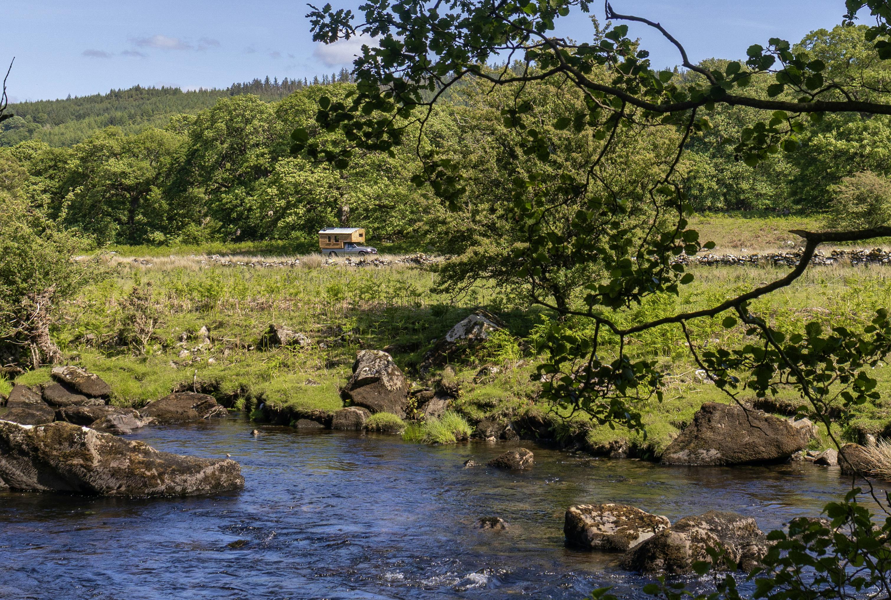 Cabin by Afon Llugwy