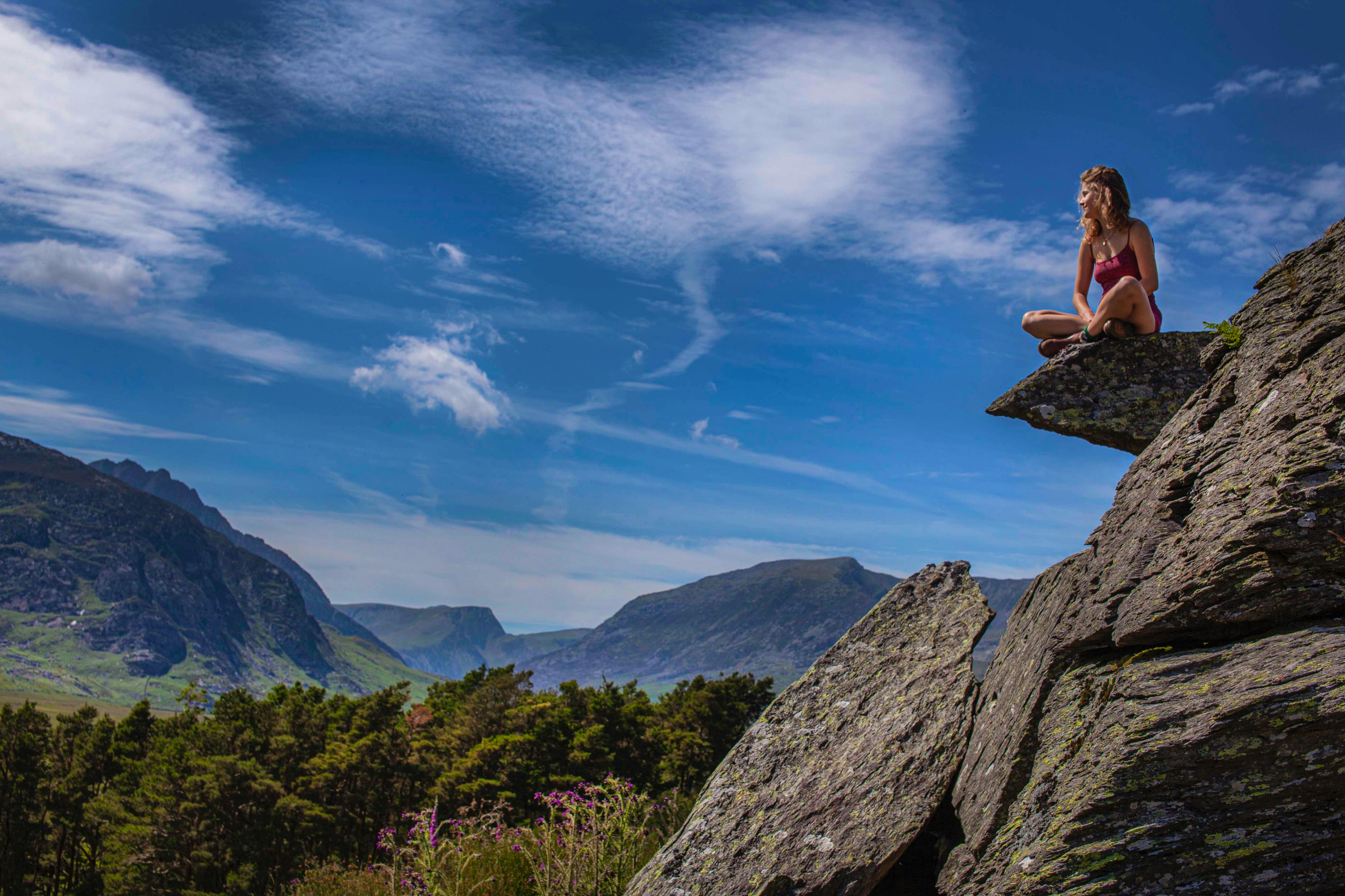 View down Ogwen Valley